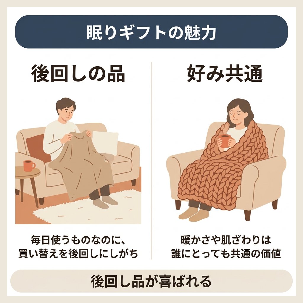 眠りを贈るギフトガイド|ブランケットの選び方