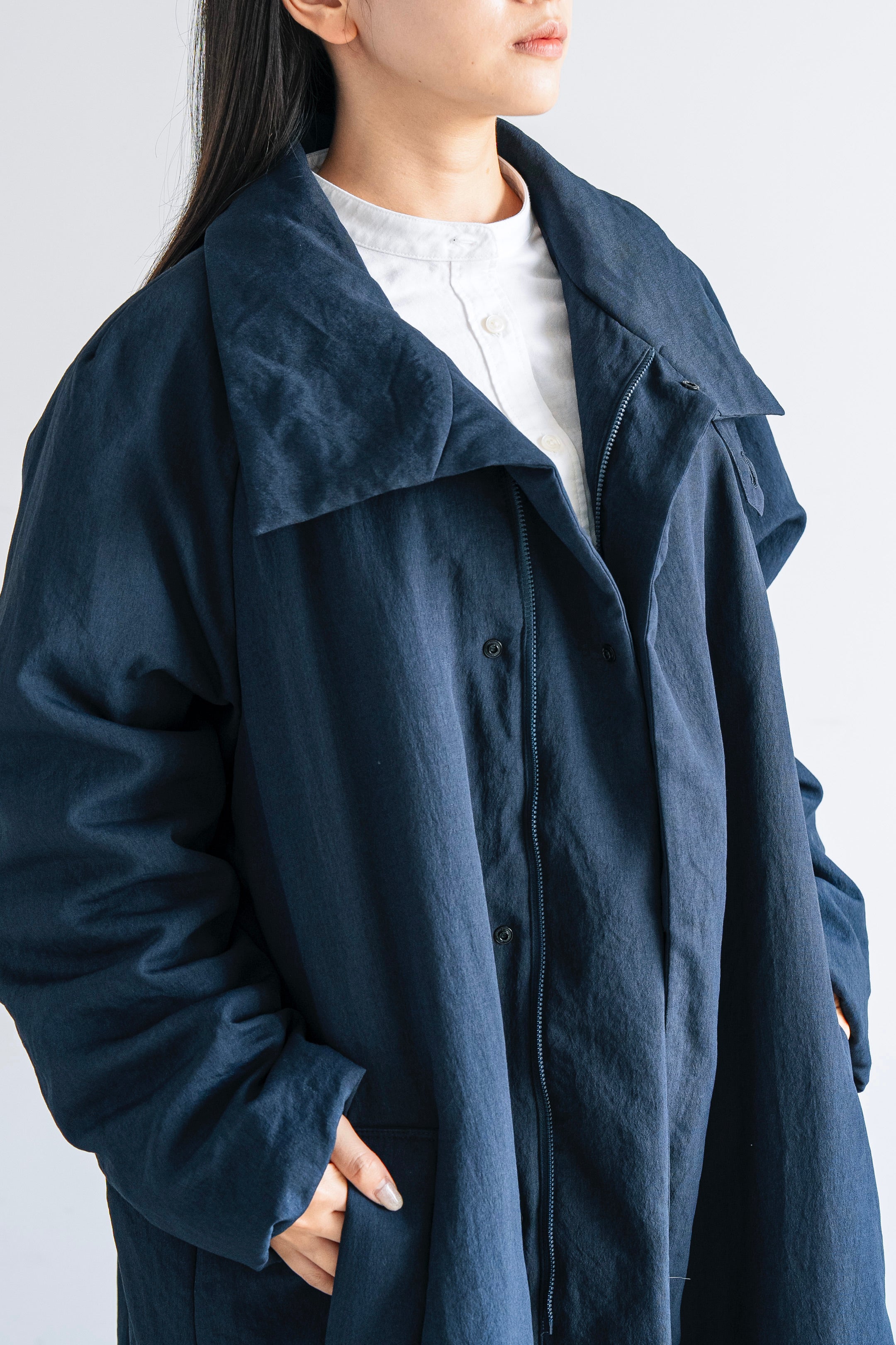 スタンドカラーコート-Unisex【25AW Collection 新色登場】