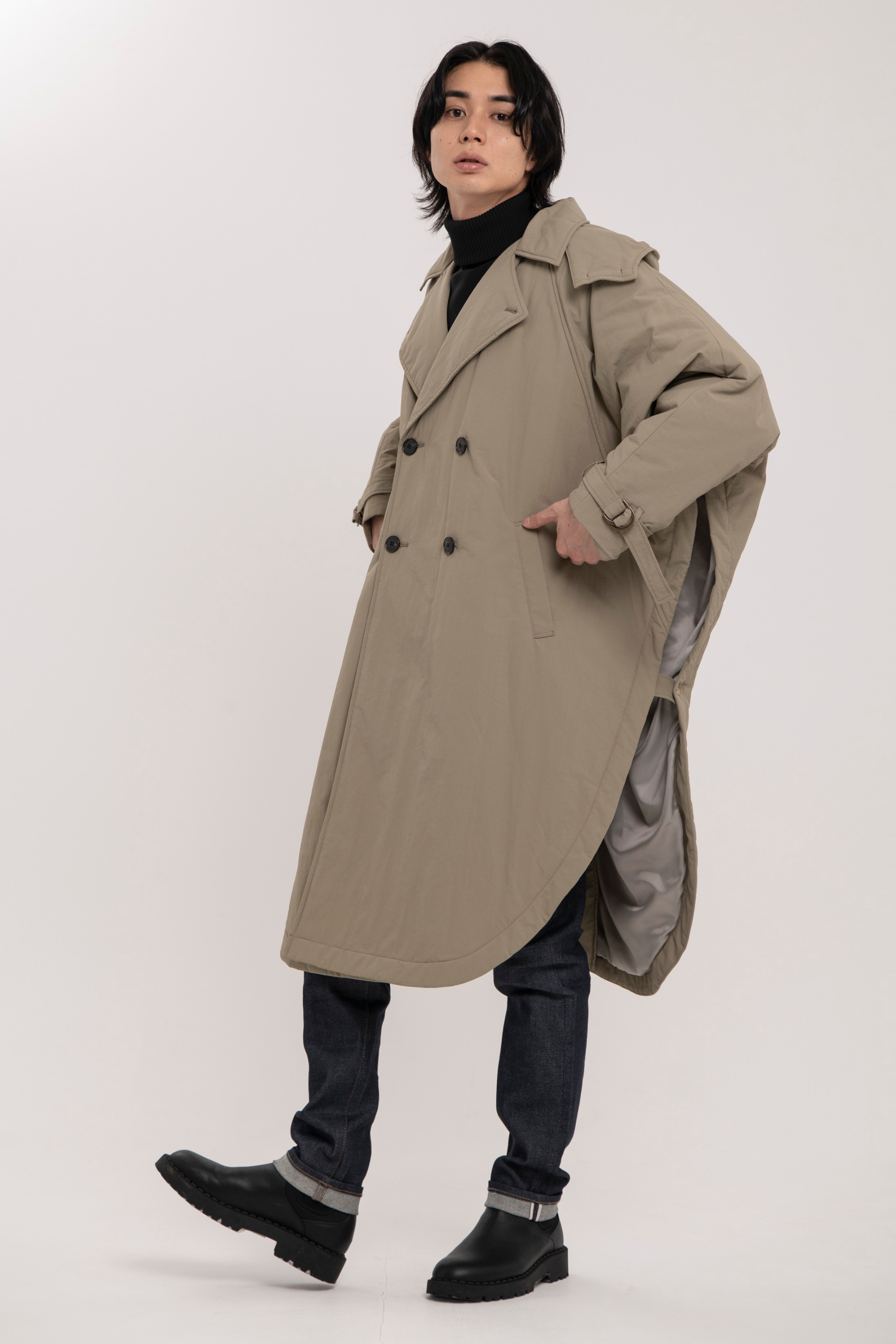 ポンチョコート-Unisex