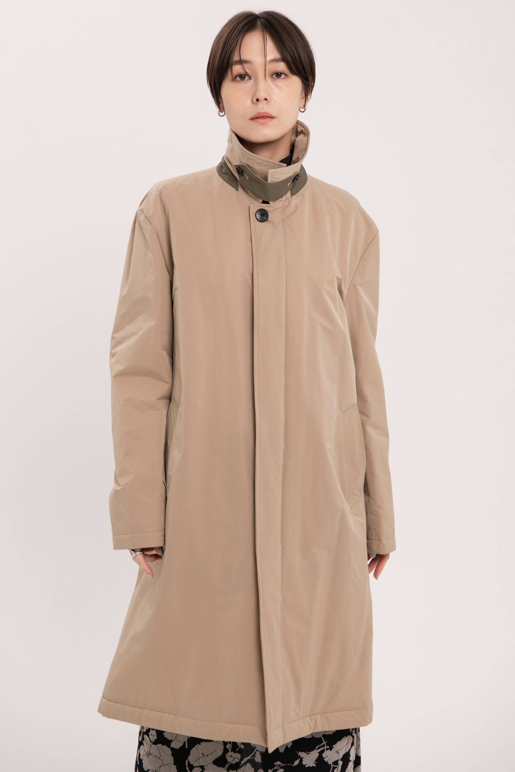 manon fripes バルマカーンコート バルマカンコート-Women