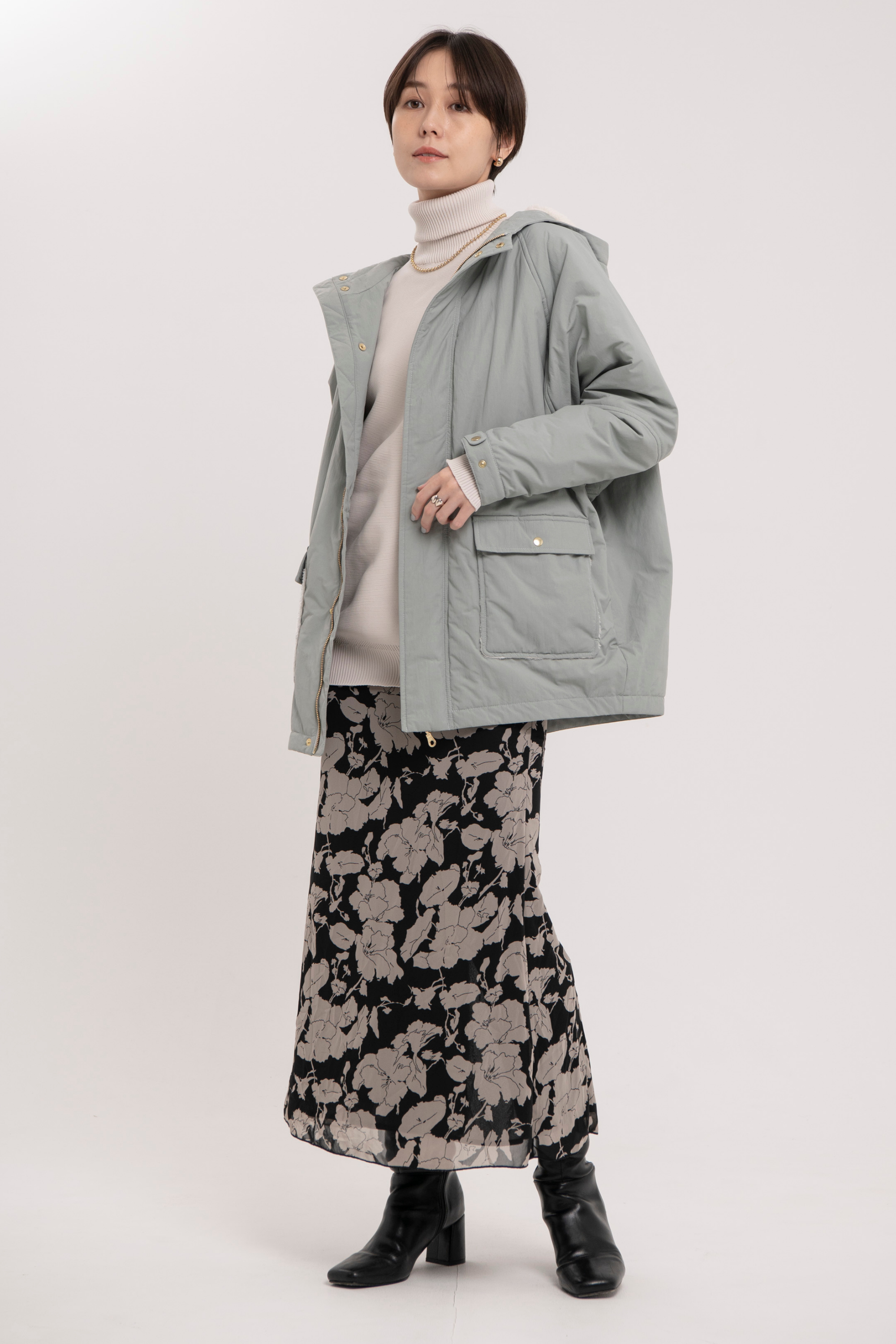 Collarless Trench-Women