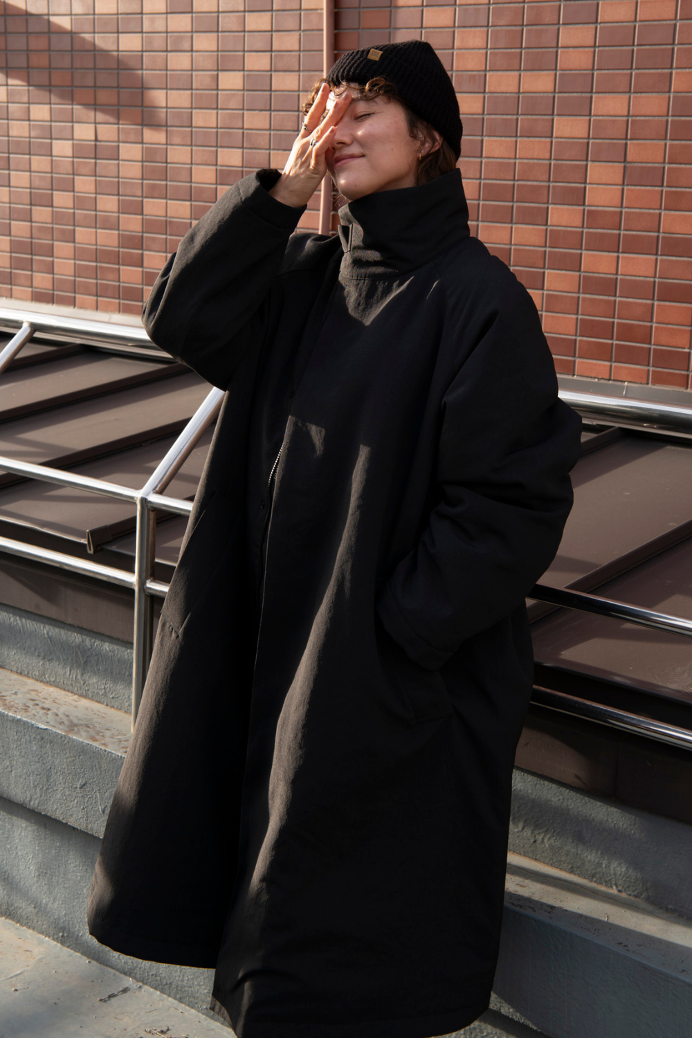 スタンドカラーコート-Unisex【新色追加】