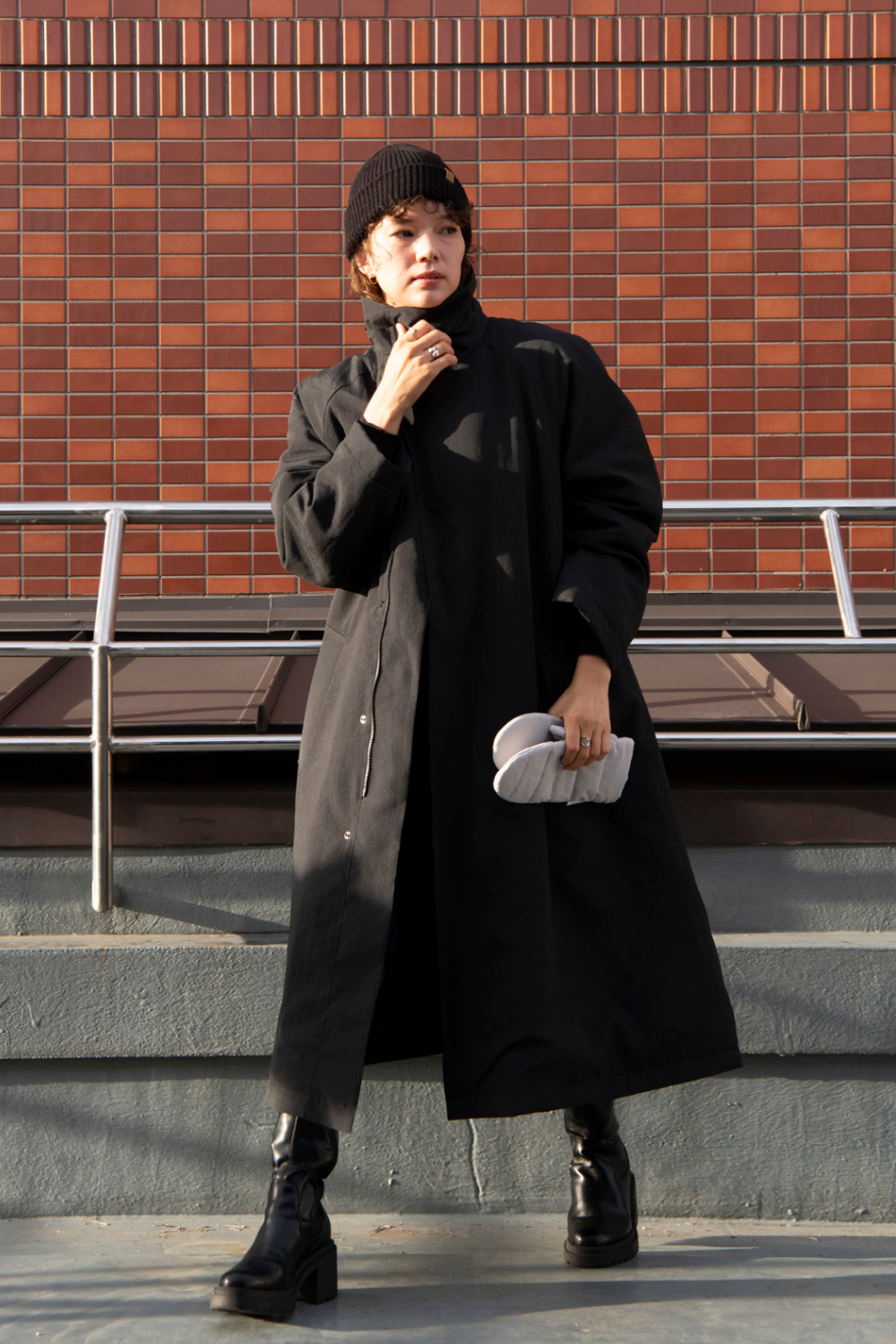 スタンドカラーコート-Unisex【新色追加】