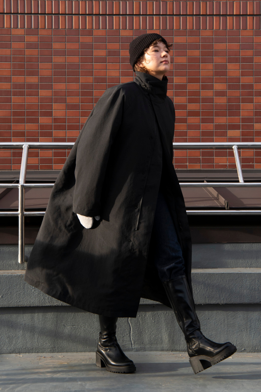 スタンドカラーコート-Unisex【新色追加】