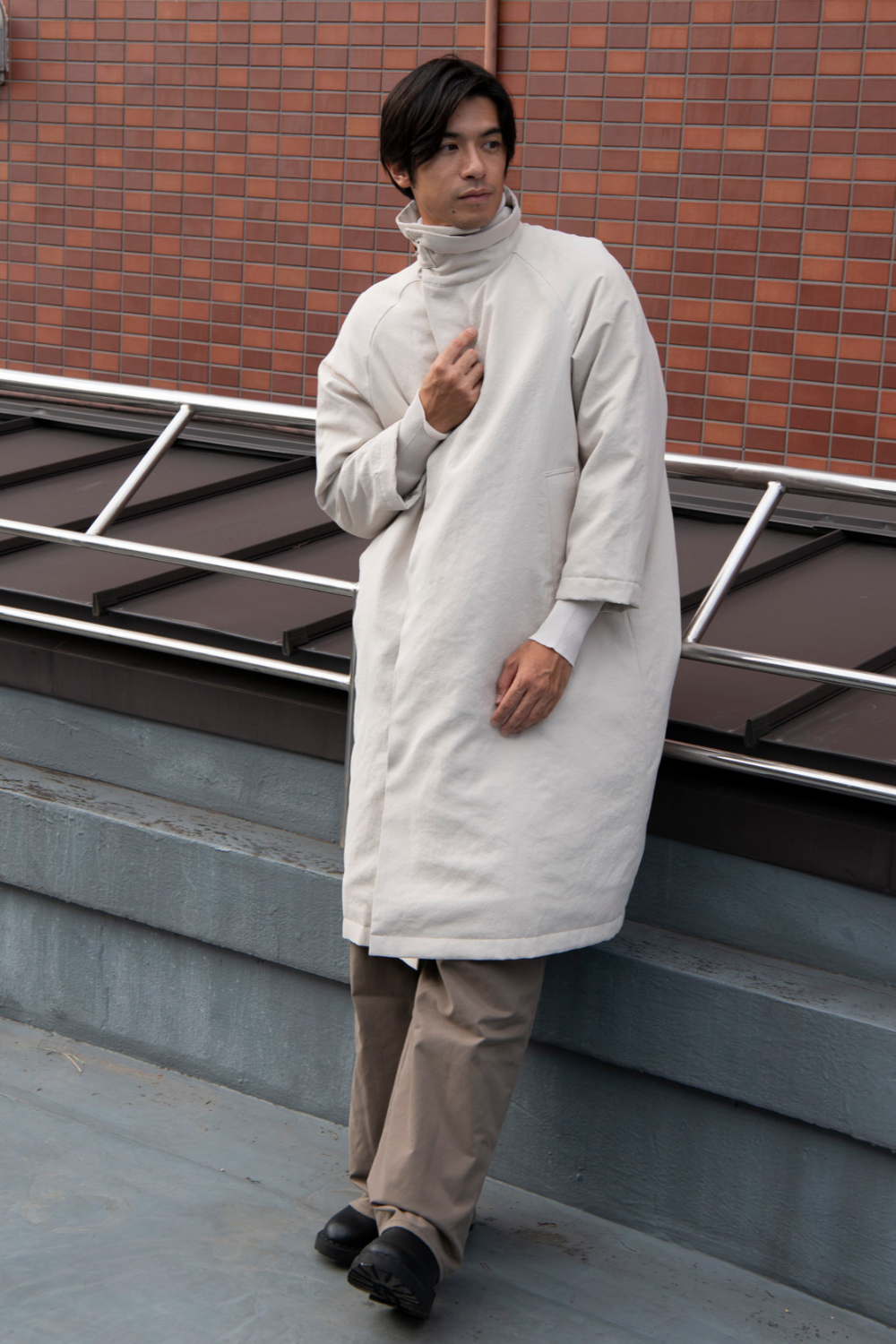 スタンドカラーコート-Unisex【25AW Collection 新色登場】