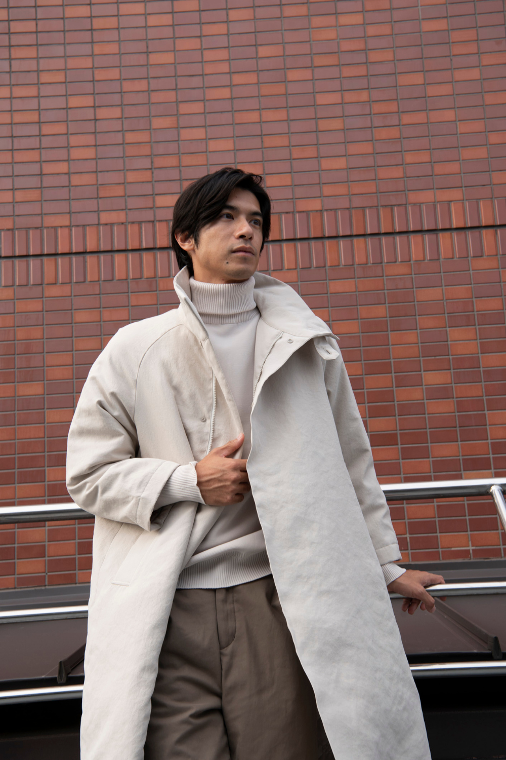 スタンドカラーコート-Unisex【25AW Collection 新色登場】
