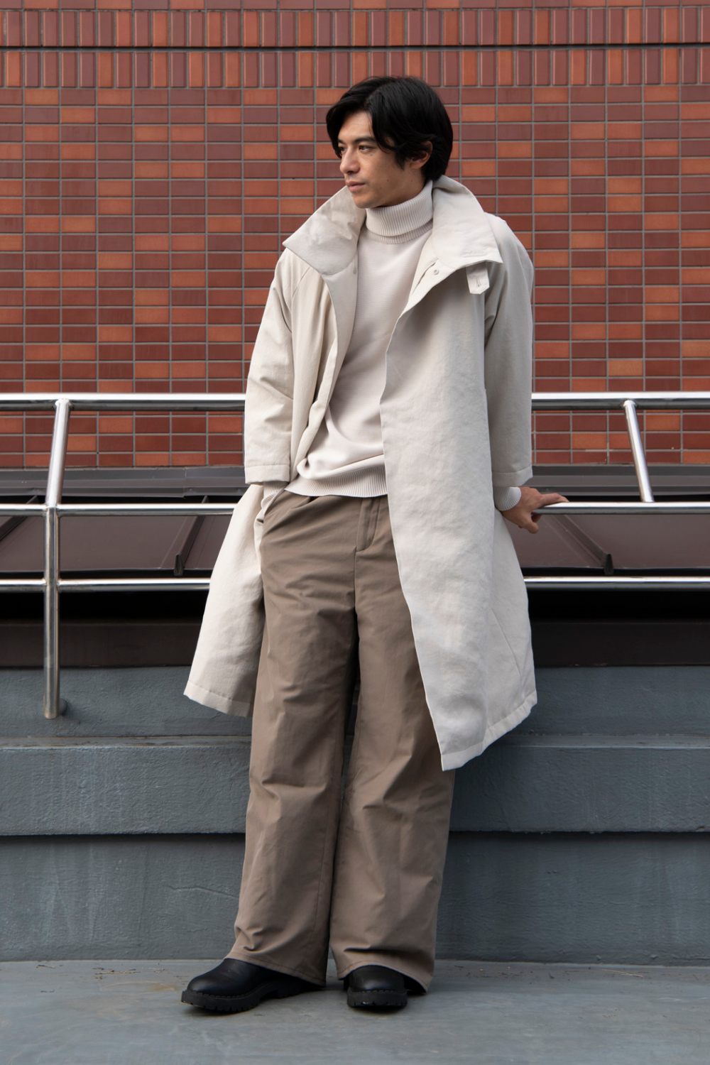 スタンドカラーコート-Unisex【25AW Collection 新色登場】