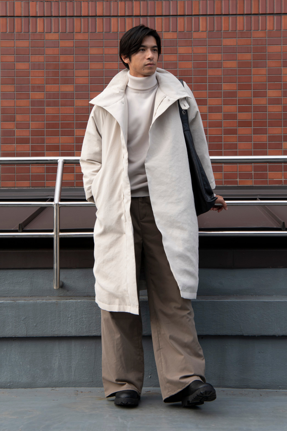 スタンドカラーコート-Unisex【新色追加】