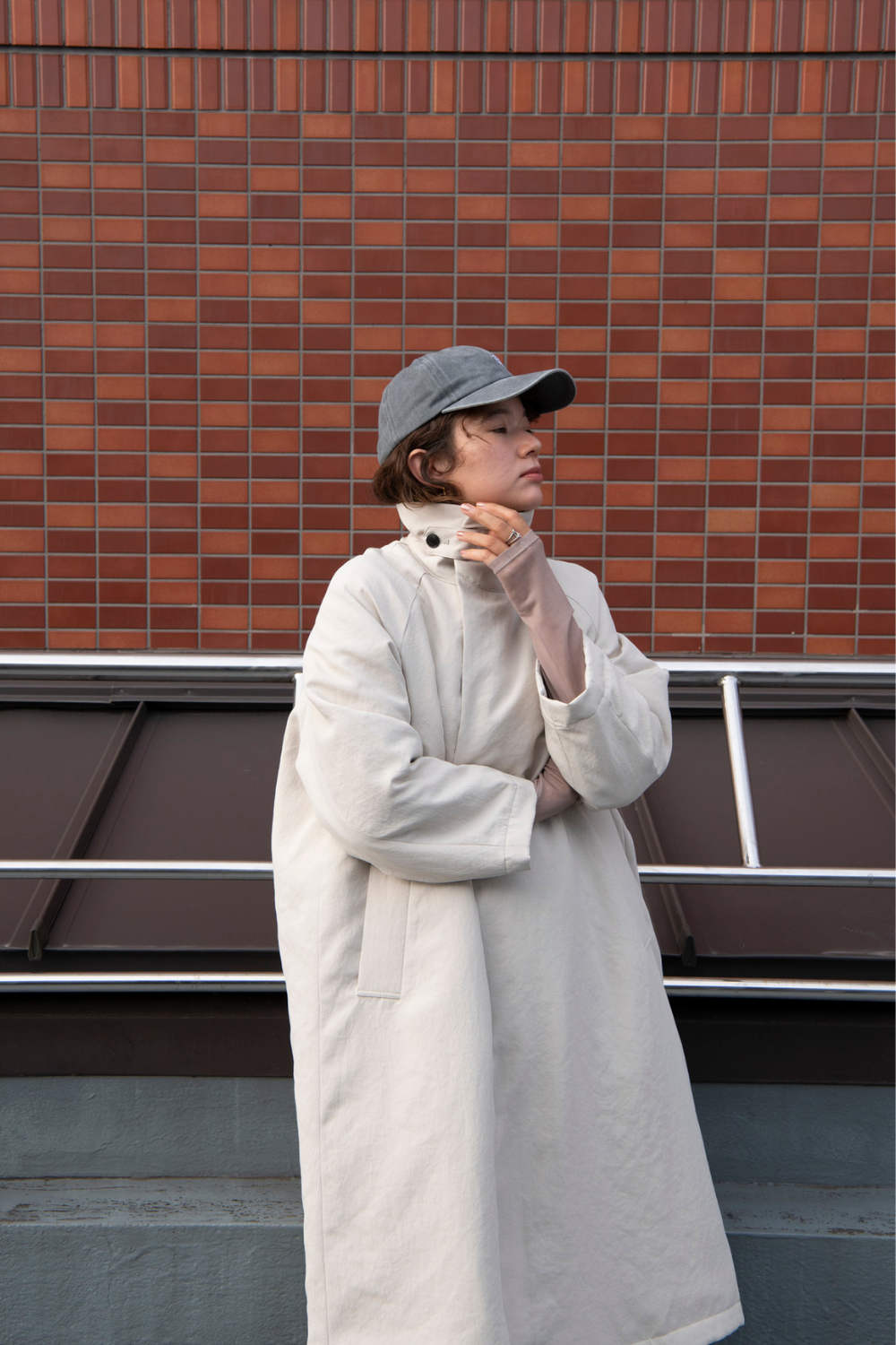 スタンドカラーコート-Unisex【新色追加】