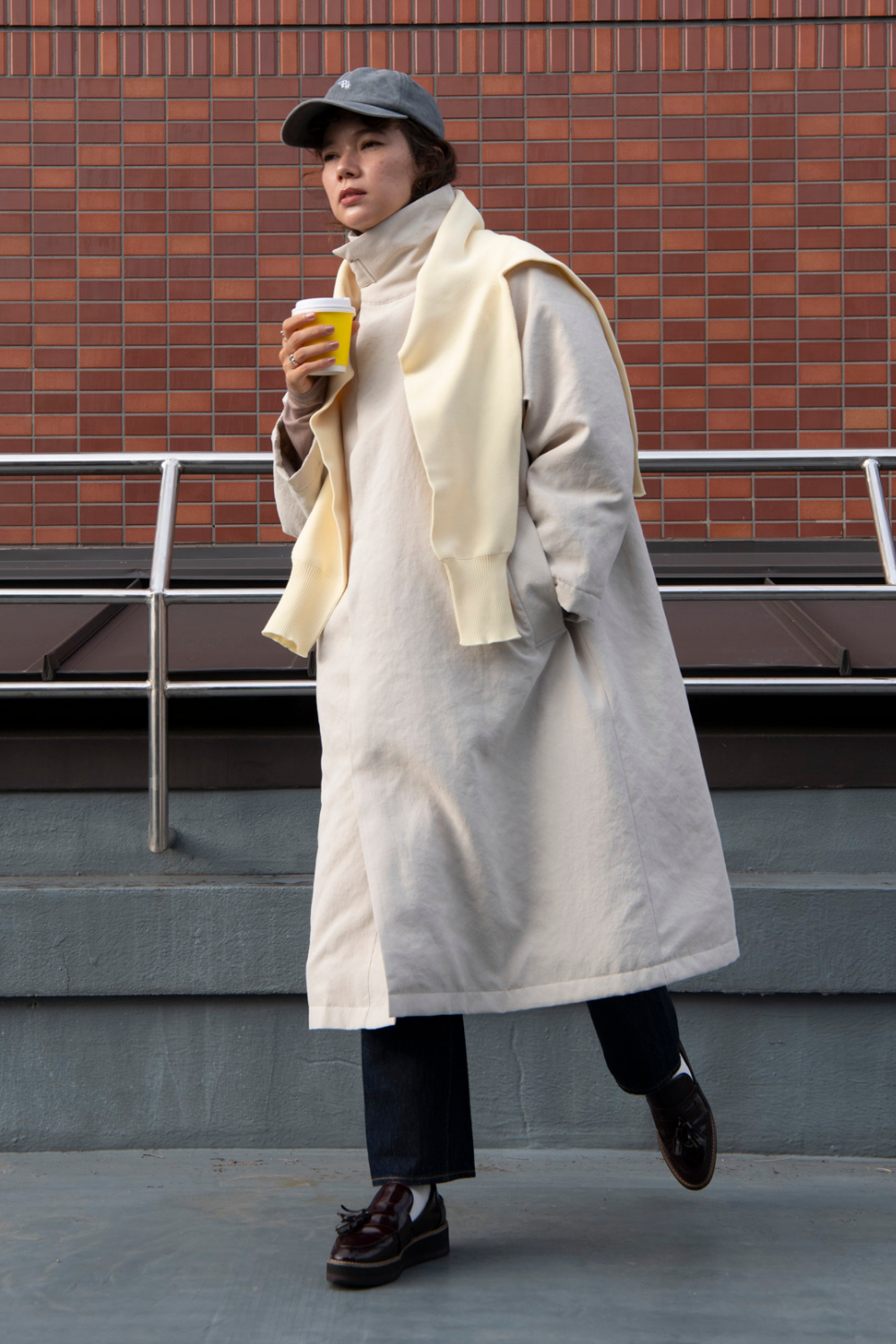 スタンドカラーコート-Unisex【25AW Collection 新色登場】