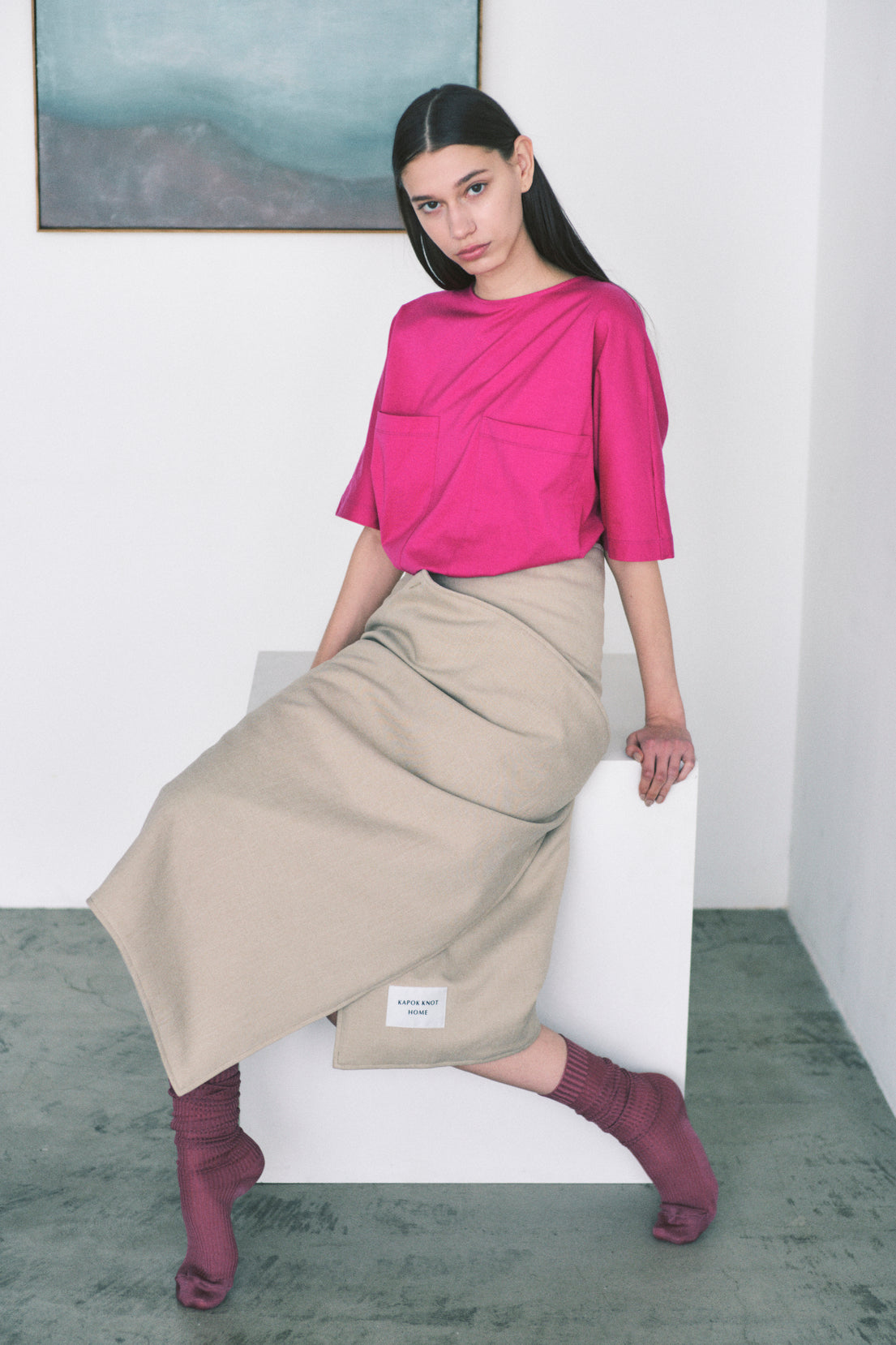 Wearable Blanket -skirt-