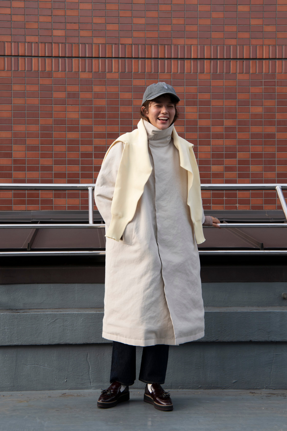 スタンドカラーコート-Unisex【25AW Collection 新色登場】