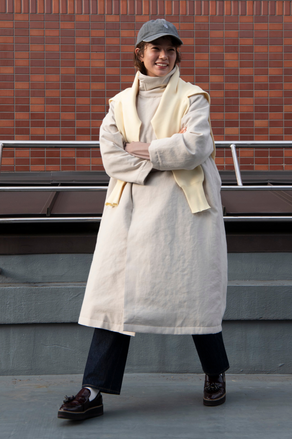 Stand Collar Coat - Unisex