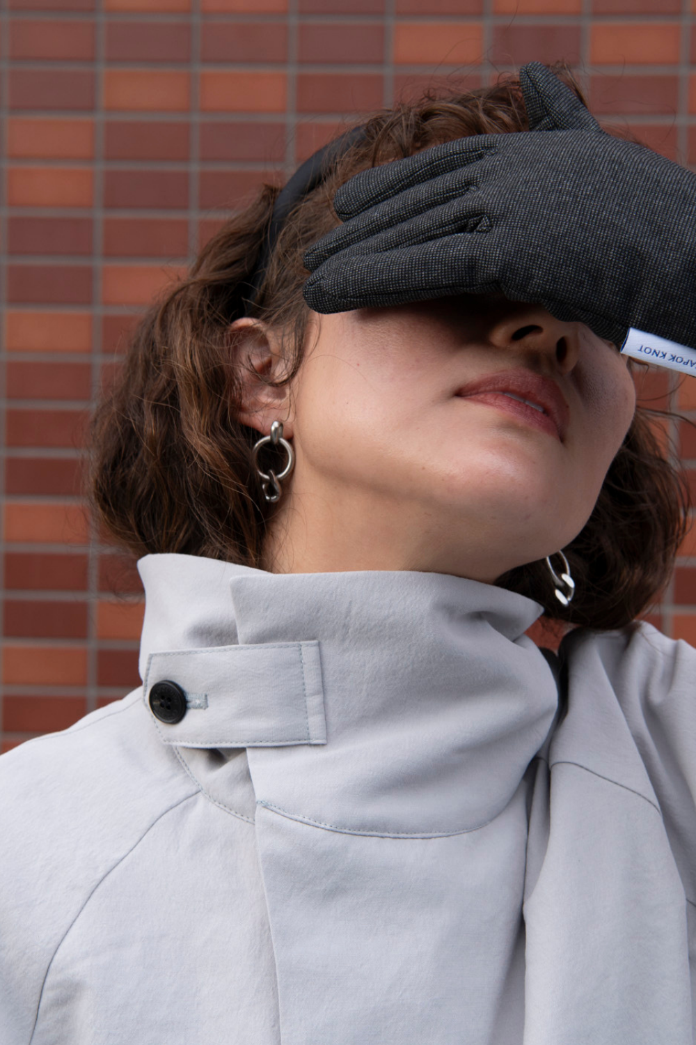 スタンドカラーコート-Unisex