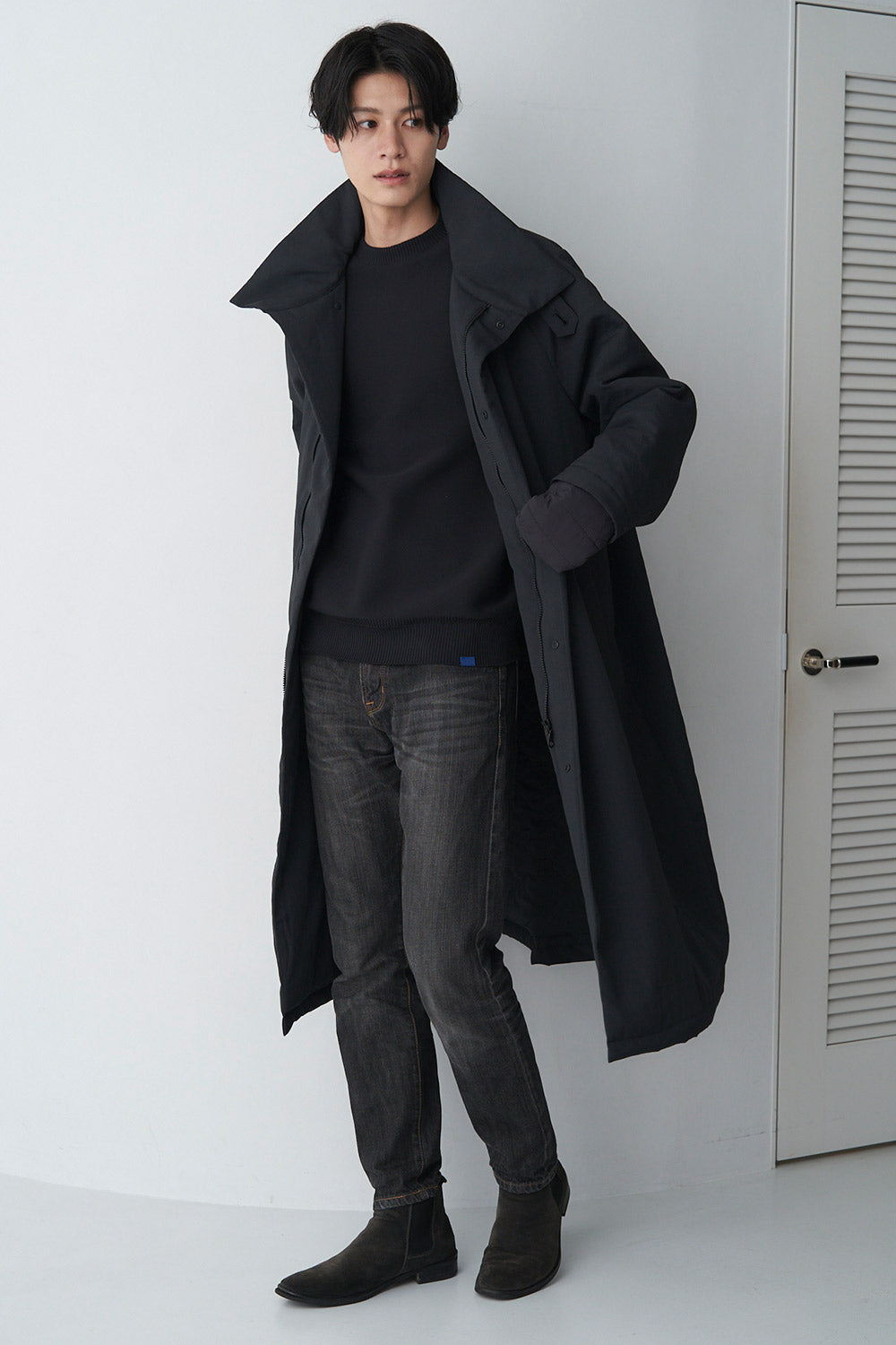 スタンドカラーコート-Unisex【25AW Collection 新色登場】