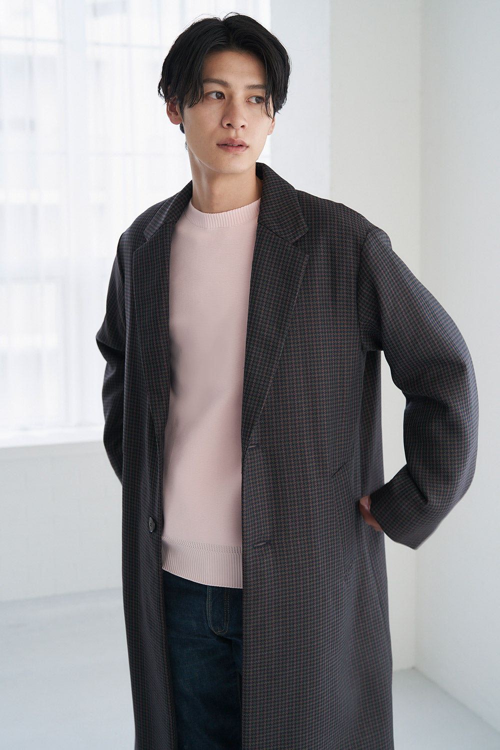 Collarless Trench-Women