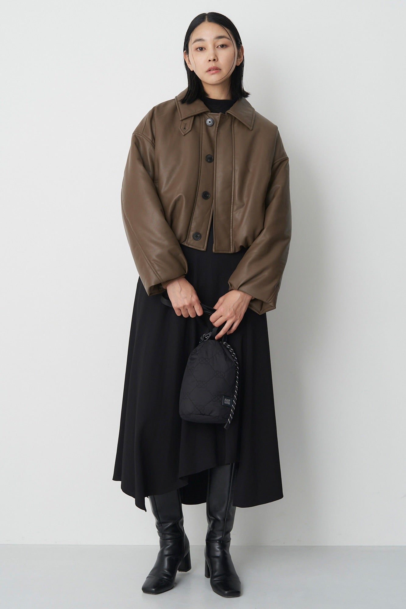 【Unisex】カポックキルトポシェット