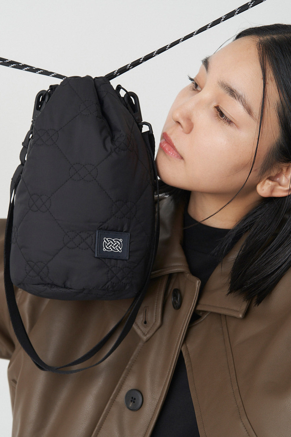【Unisex】カポックキルトポシェット
