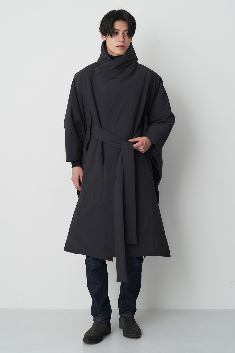 Kimono Poncho Coat - Unisex 【お届け:10月中旬予定】