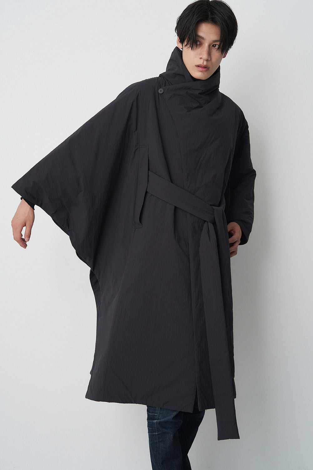 Kimono Poncho Coat - Unisex 【お届け:10月中旬予定】