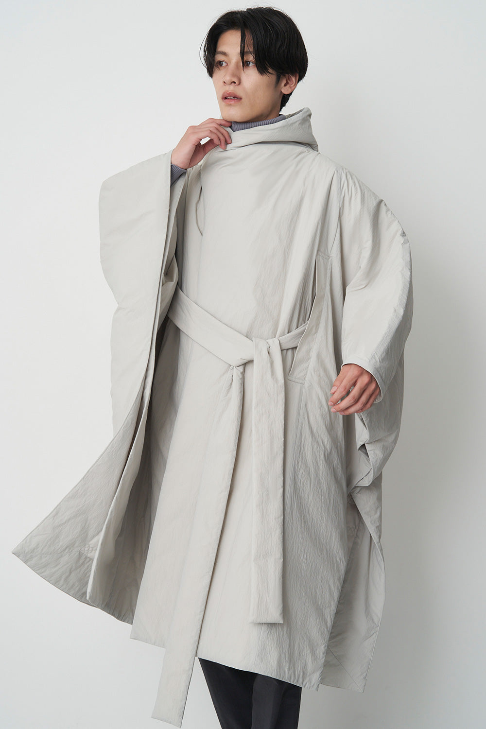 Kimono Poncho Coat - Unisex 【お届け:10月中旬予定】