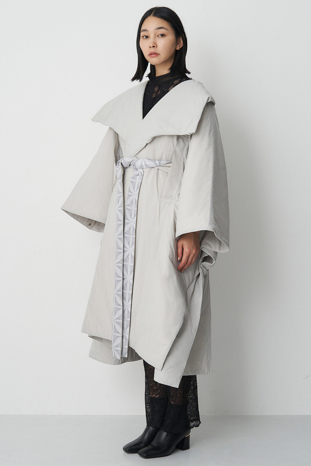 Kimono Poncho Coat -Ume- ナンバリングVer. Unisex【抽選商品:お届け11月中旬を予定】