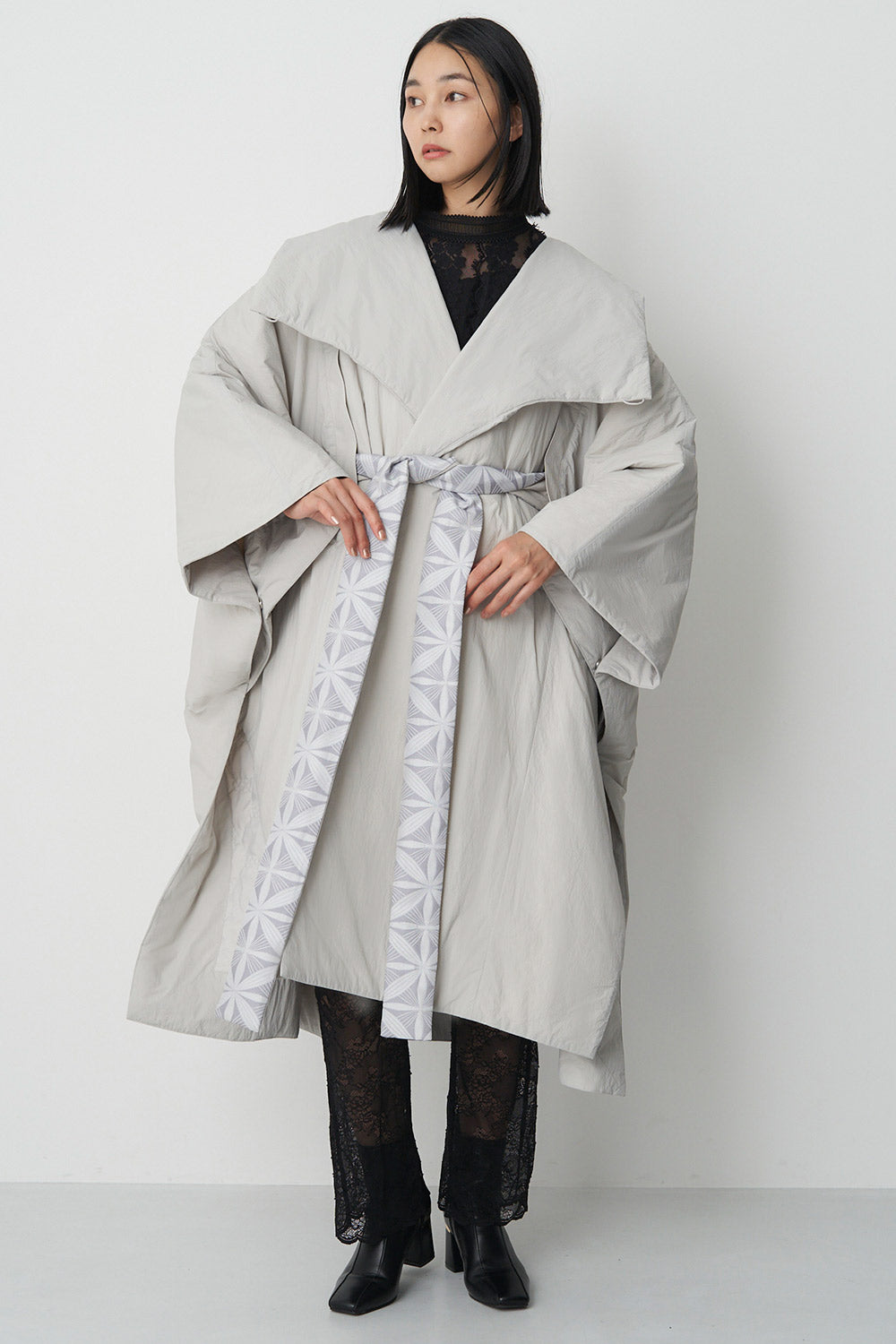 Kimono Poncho Coat -Ume- ナンバリングVer. Unisex【抽選商品:お届け11月中旬を予定】