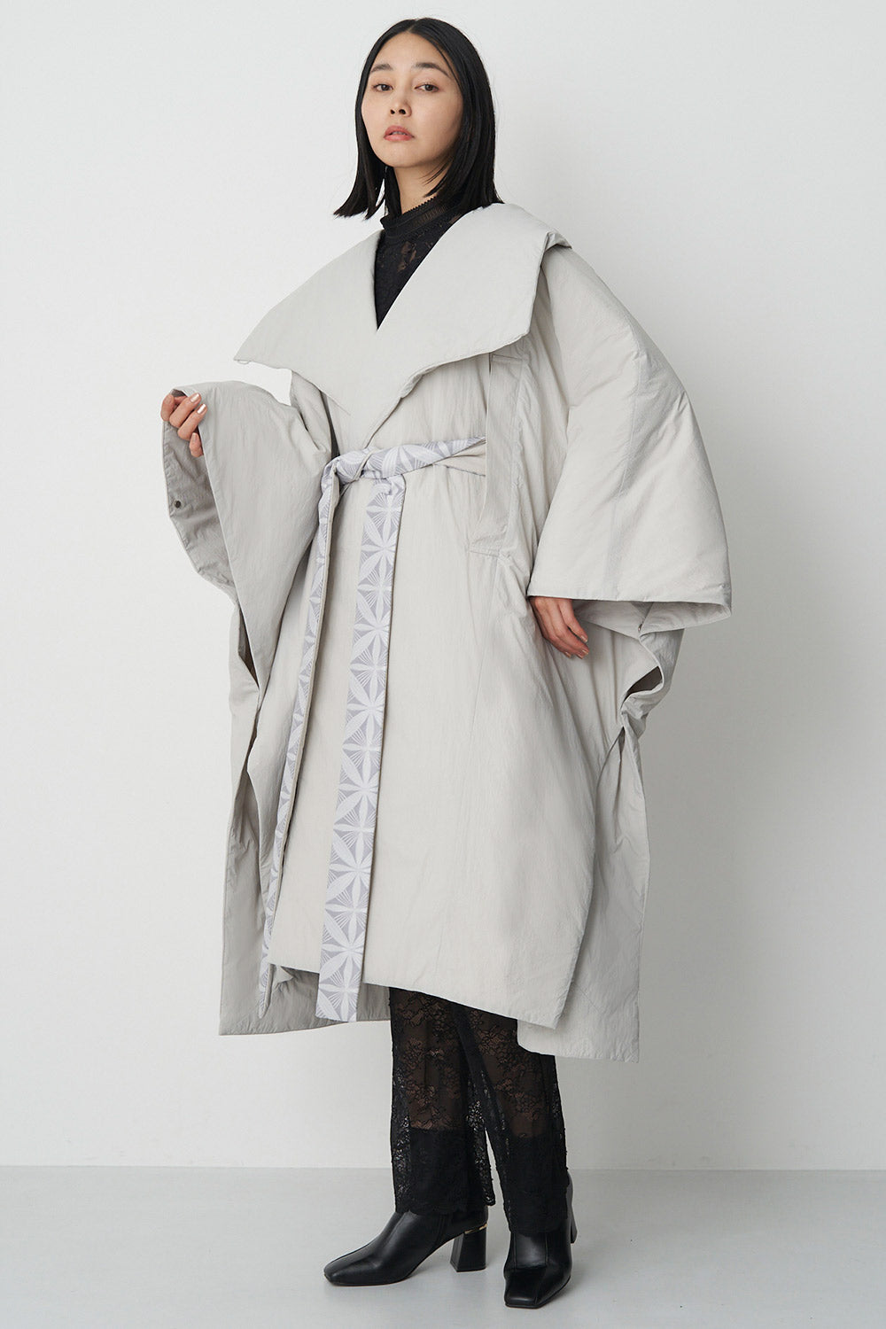 Kimono Poncho Coat -Ume- ナンバリングVer. Unisex【抽選商品:お届け11月中旬を予定】
