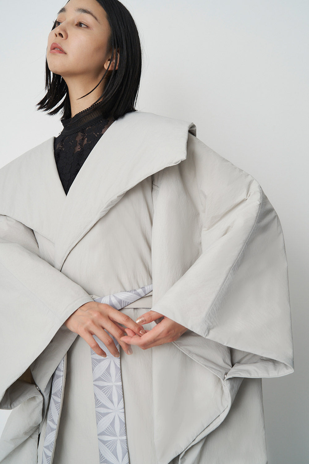 Kimono Poncho Coat -Ume- ナンバリングVer. Unisex【抽選商品:お届け11月中旬を予定】