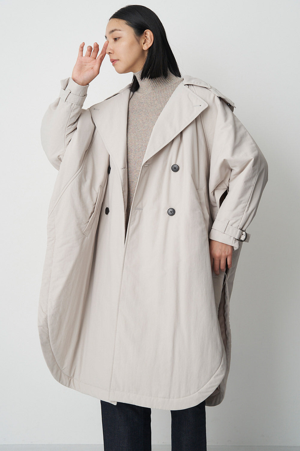 ポンチョコート-Unisex