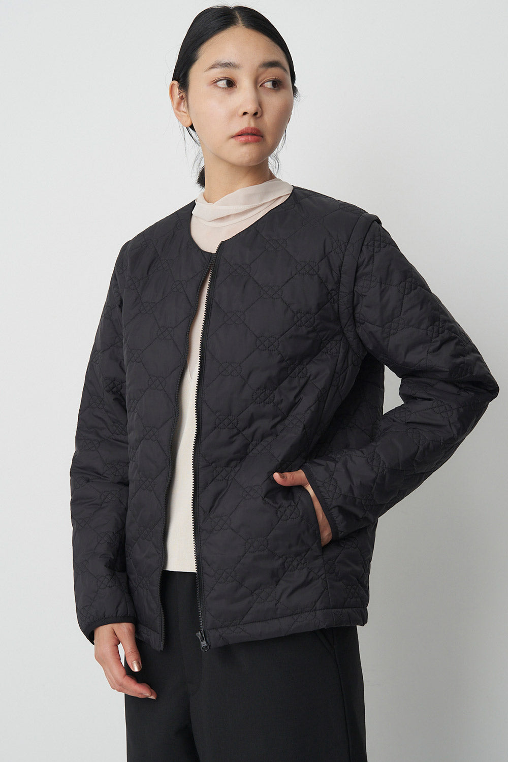 Collarless Trench-Women