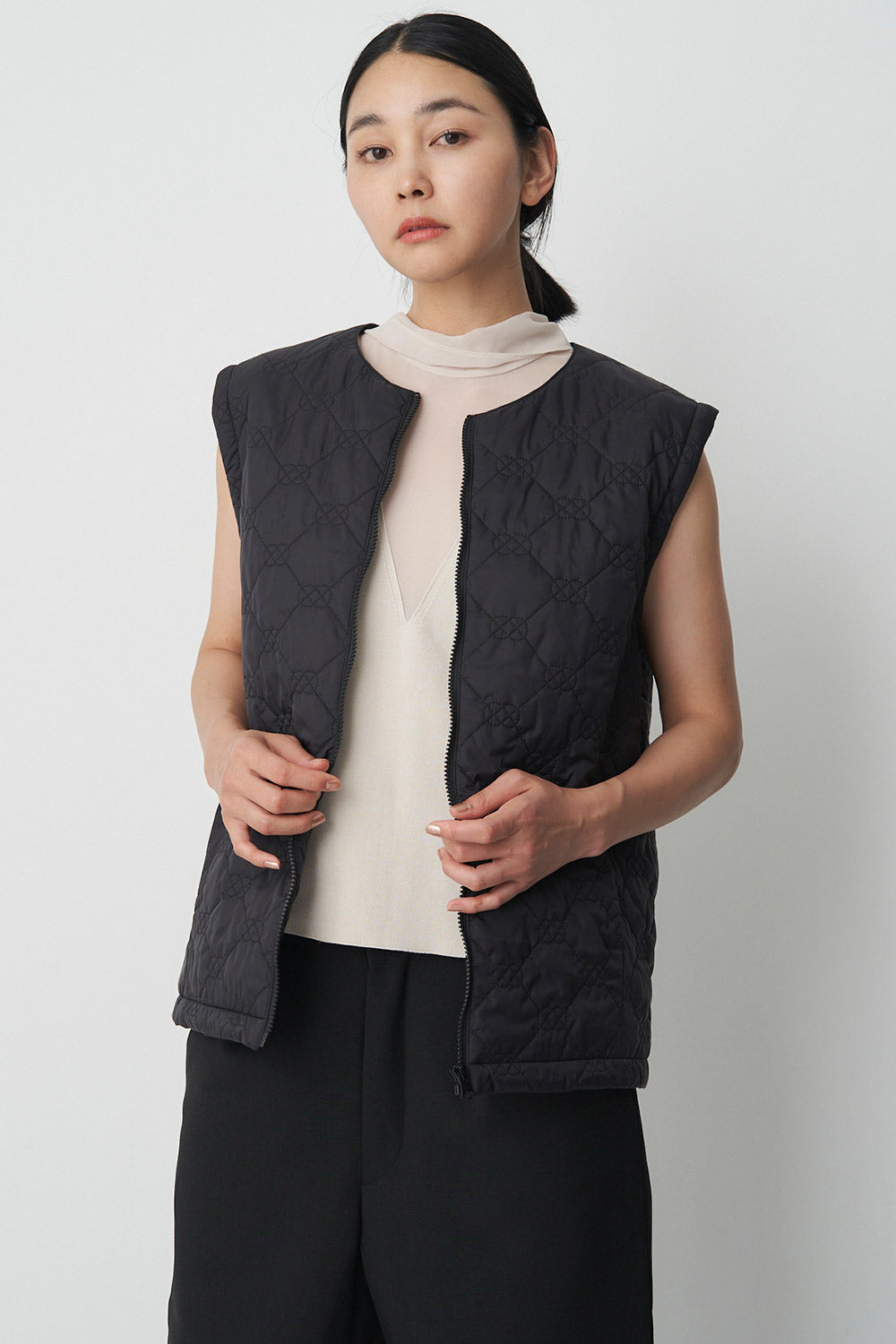 Collarless Trench-Women