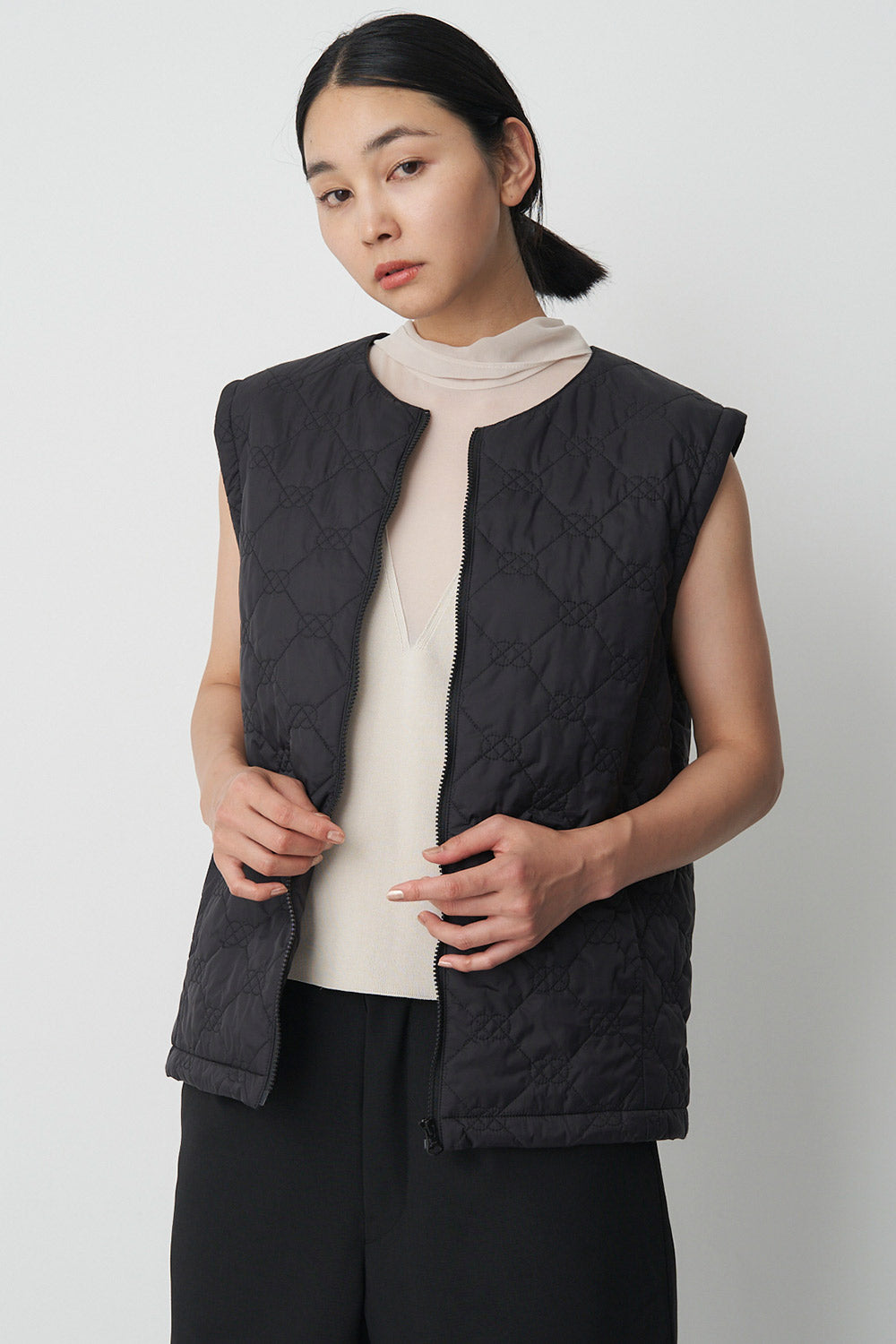 Collarless Trench-Women