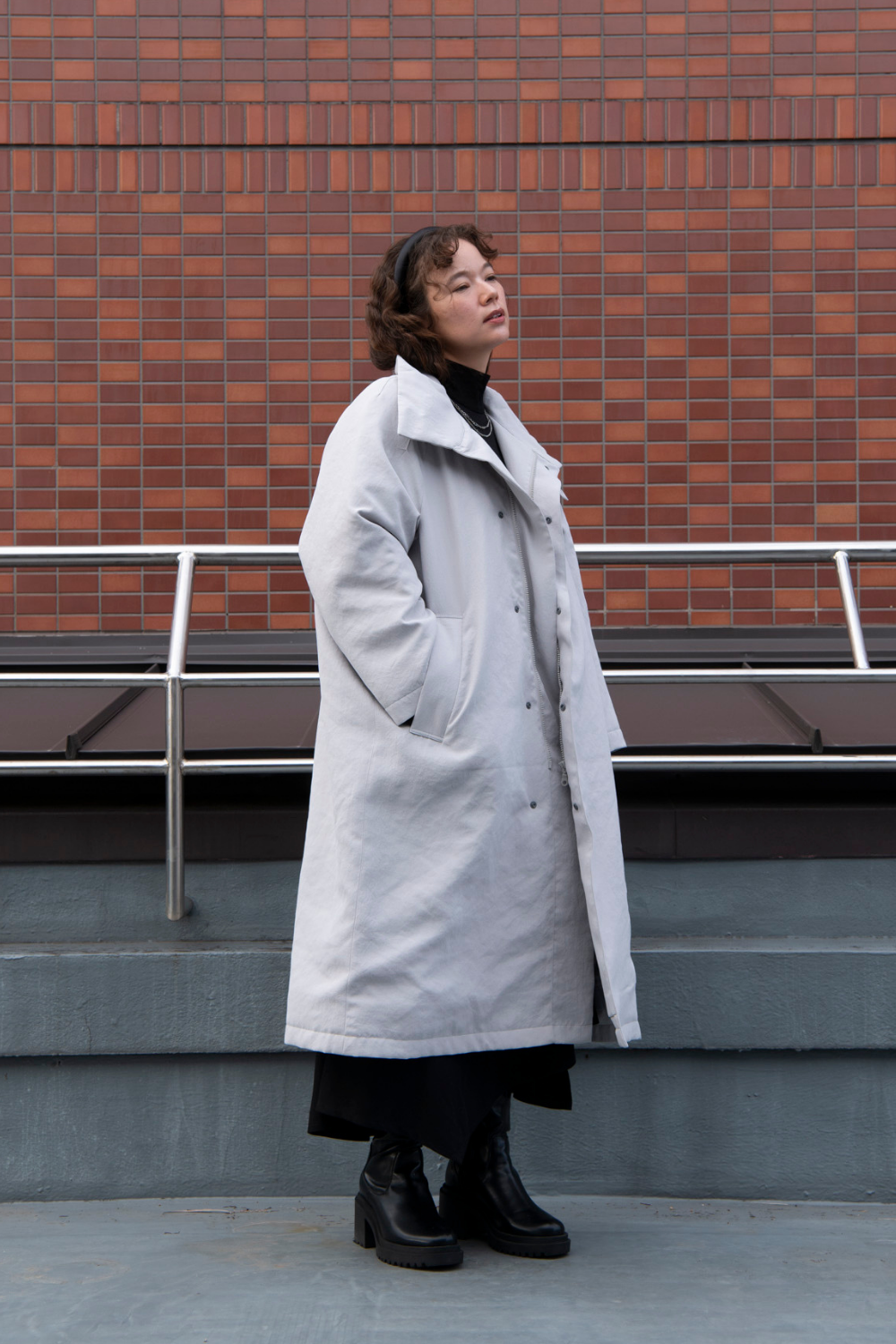 スタンドカラーコート-Unisex【25AW Collection 新色登場】