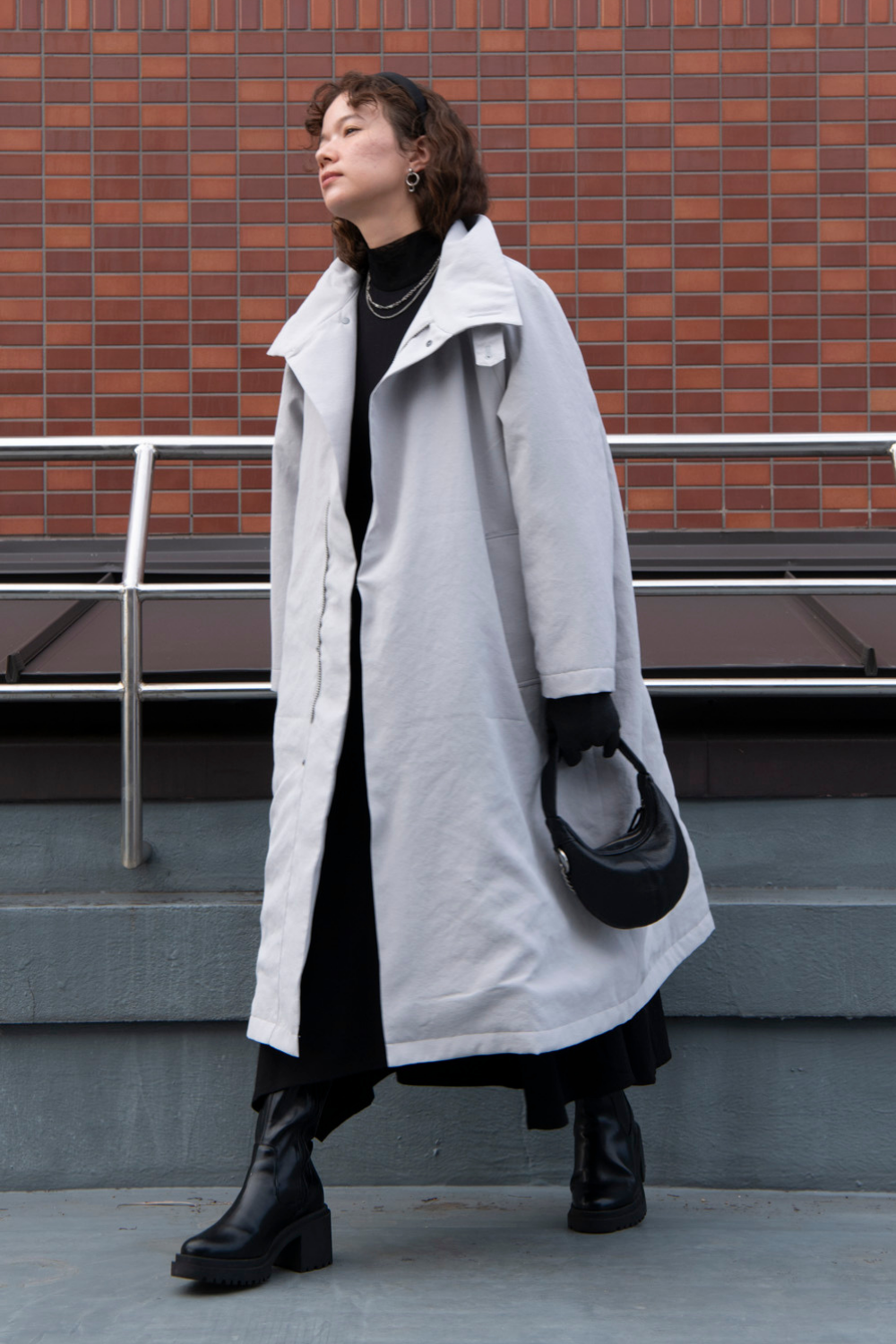 スタンドカラーコート-Unisex【新色追加】