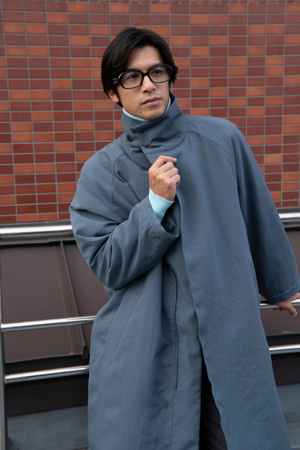 スタンドカラーコート-Unisex【新色追加】