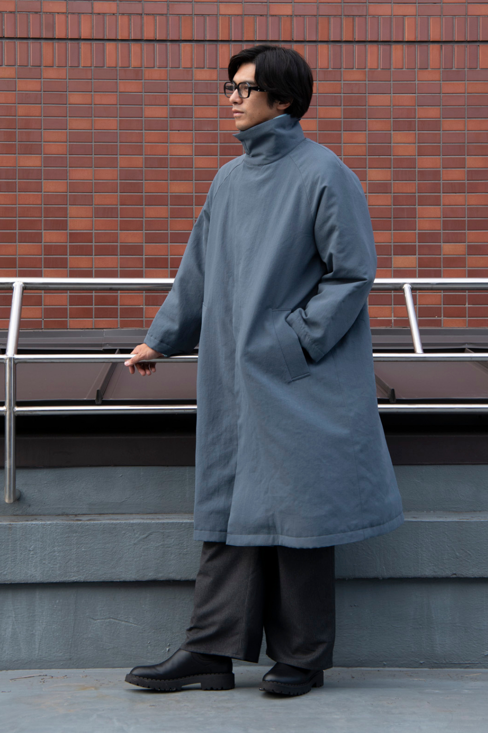 スタンドカラーコート-Unisex【25AW Collection 新色登場】