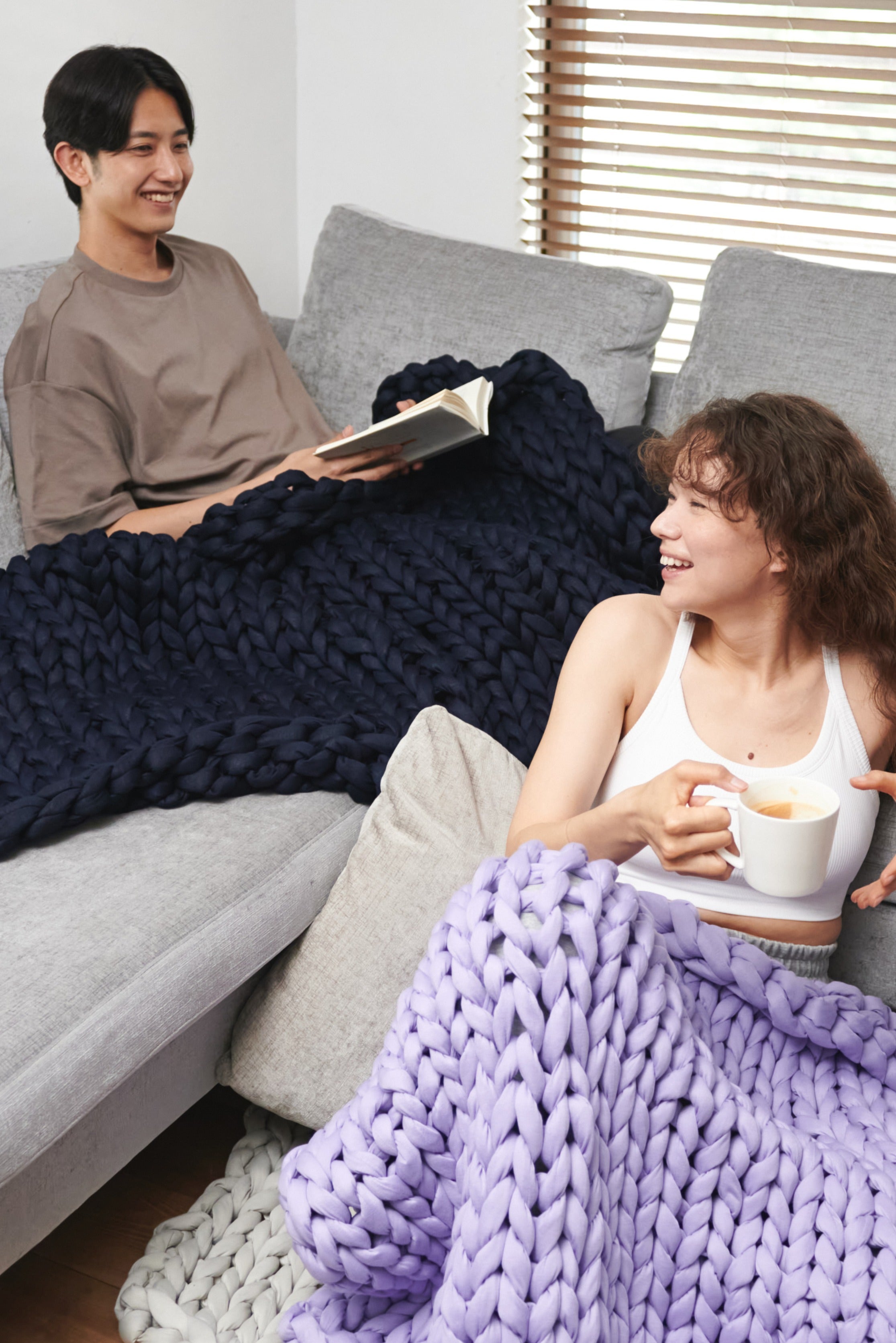 リカバリー加重ブランケットMUSUBI - en -