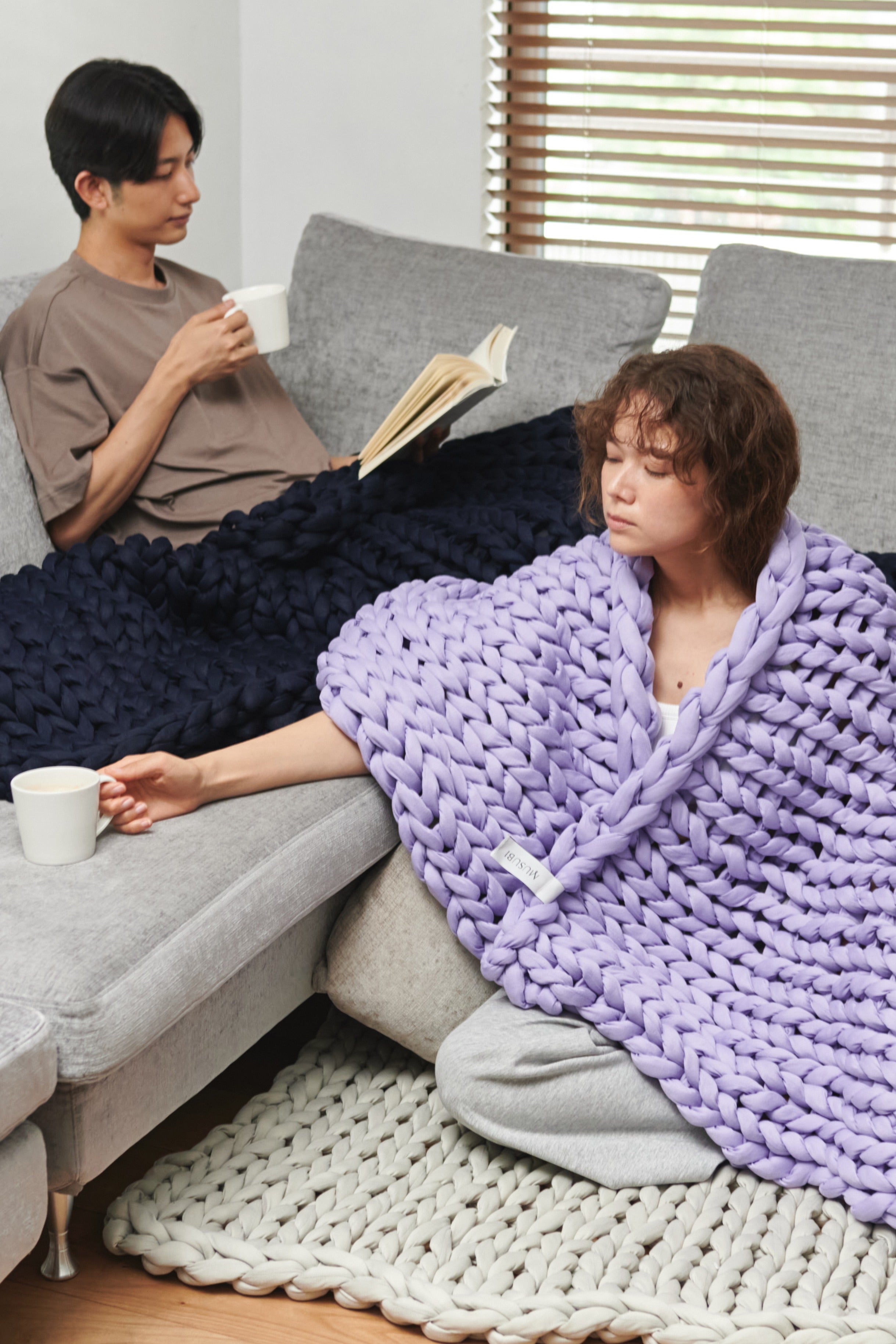 リカバリー加重ブランケットMUSUBI - en -