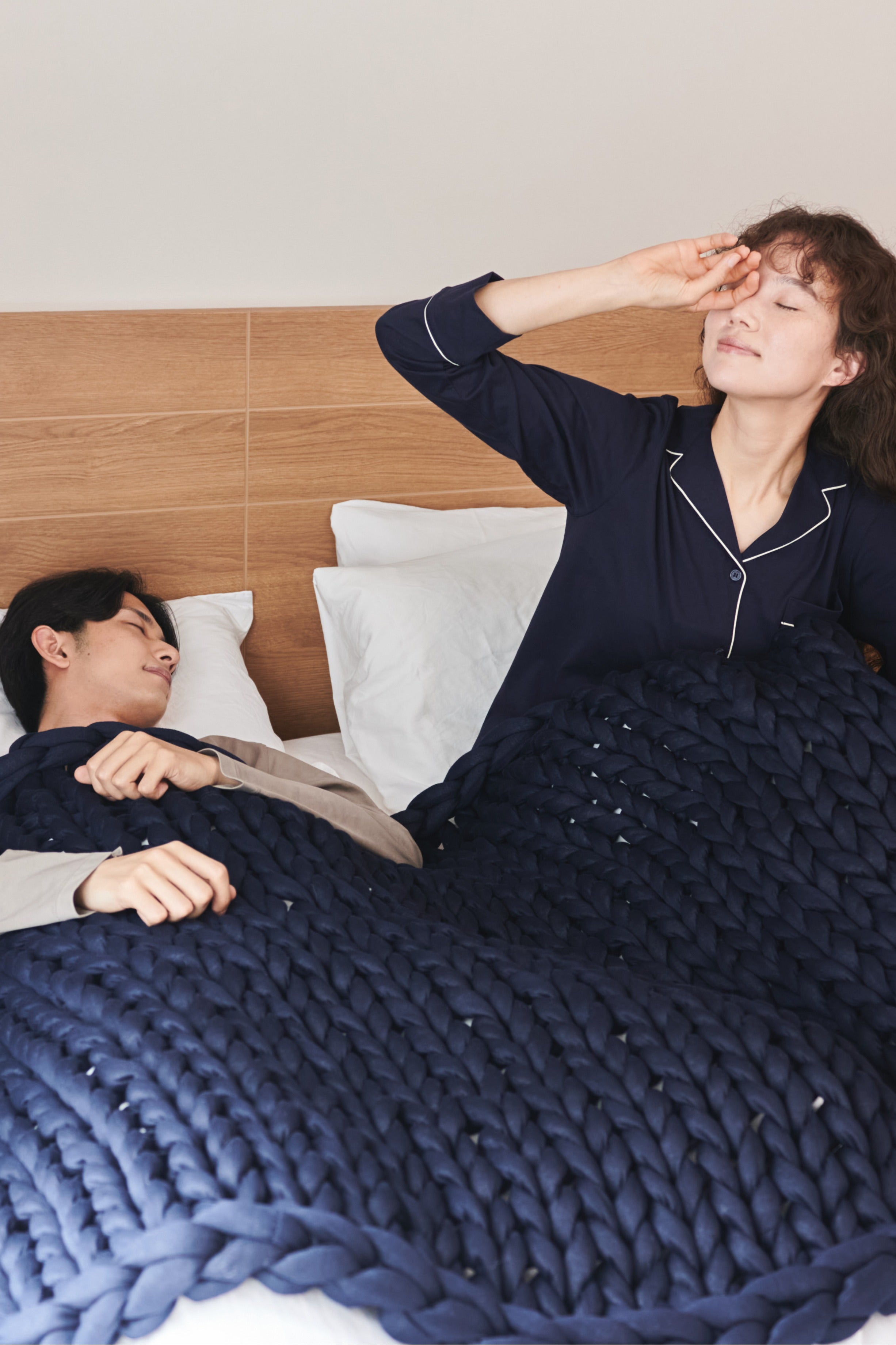 リカバリー加重ブランケットMUSUBI - en -