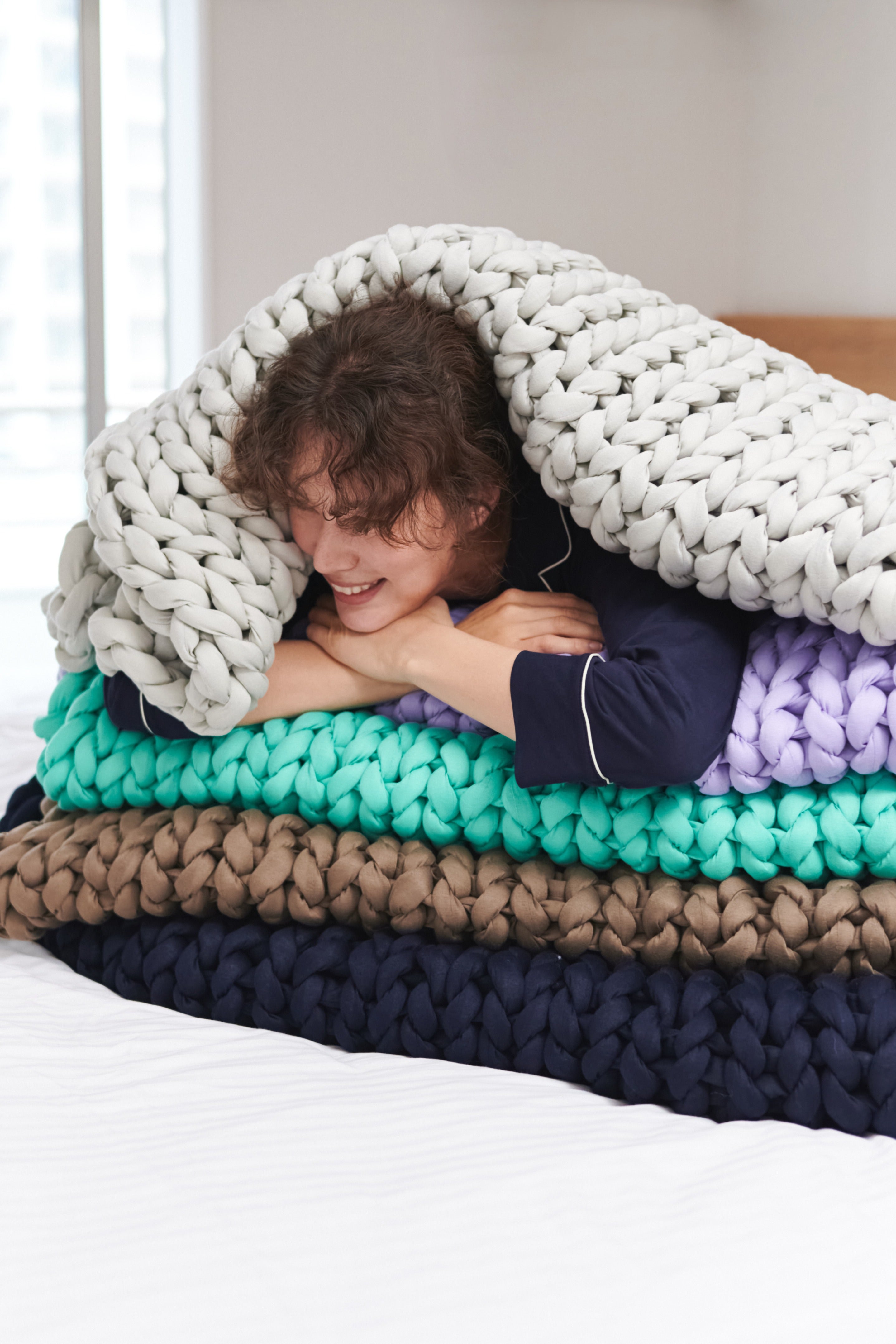 リカバリー加重ブランケットMUSUBI - en -