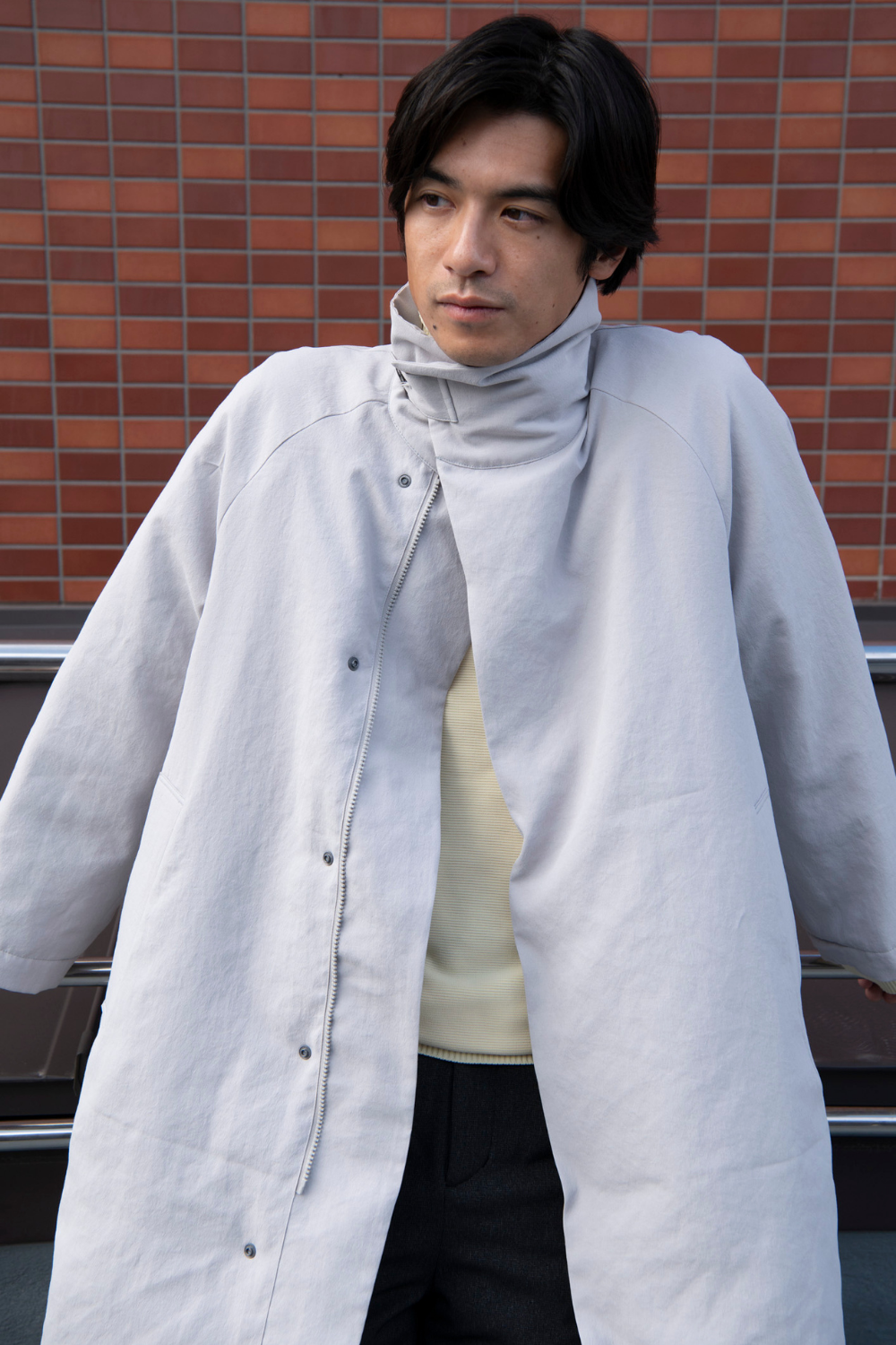 スタンドカラーコート-Unisex【25AW Collection 新色登場】