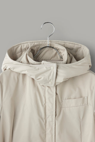 Waist Mark Parka Coat-Women