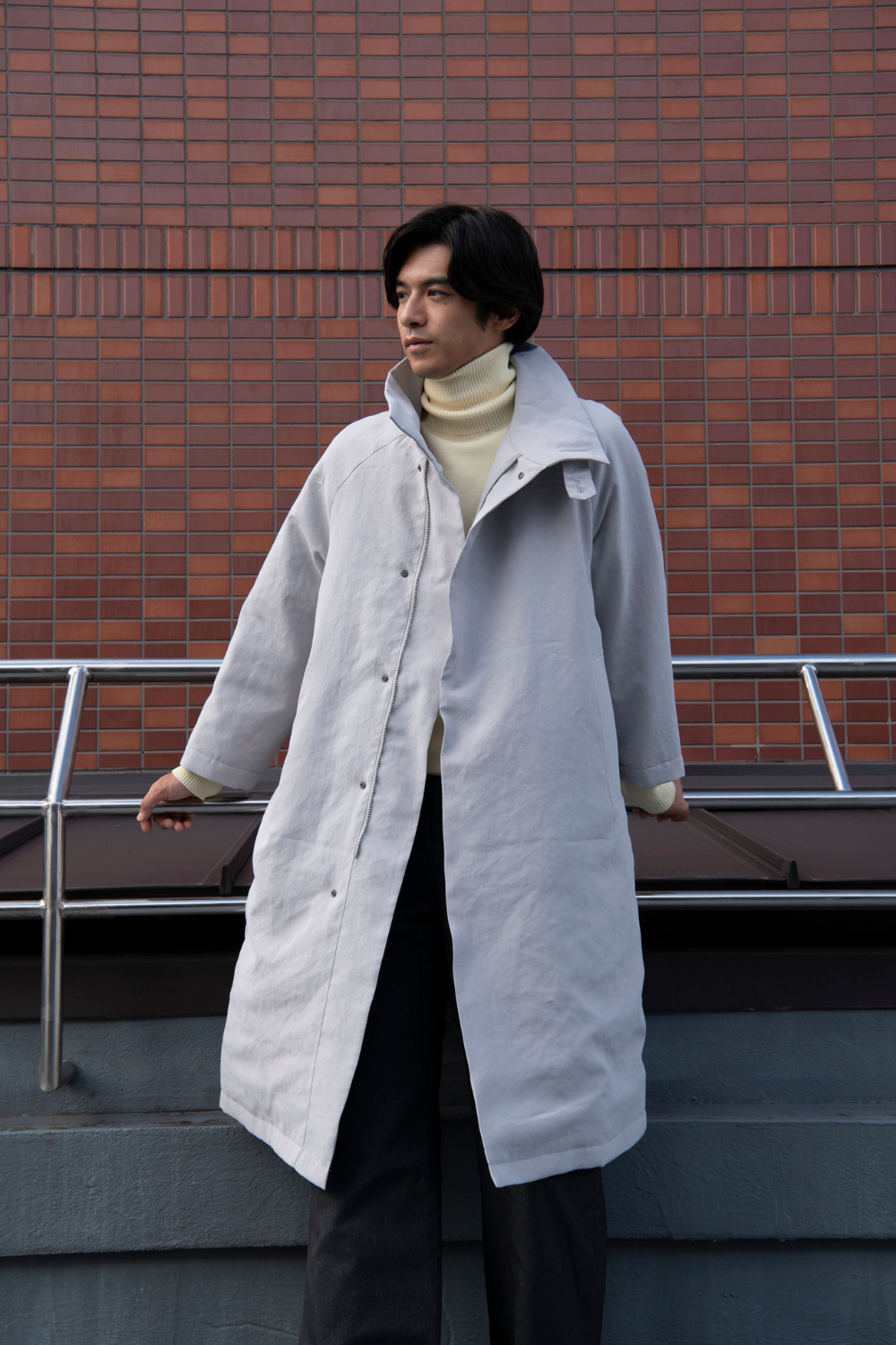スタンドカラーコート-Unisex【25AW Collection 新色登場】