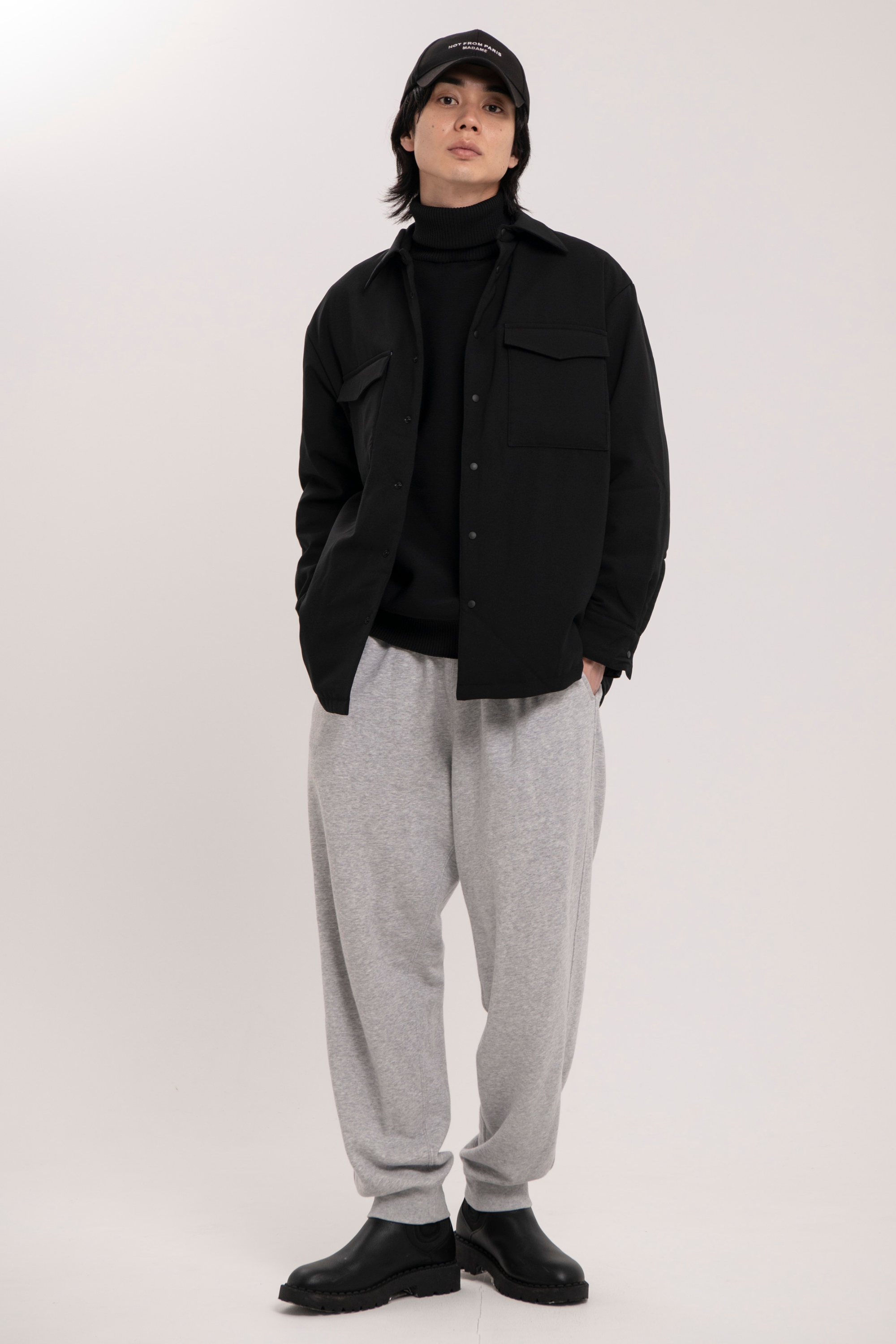 Collarless Trench-Women