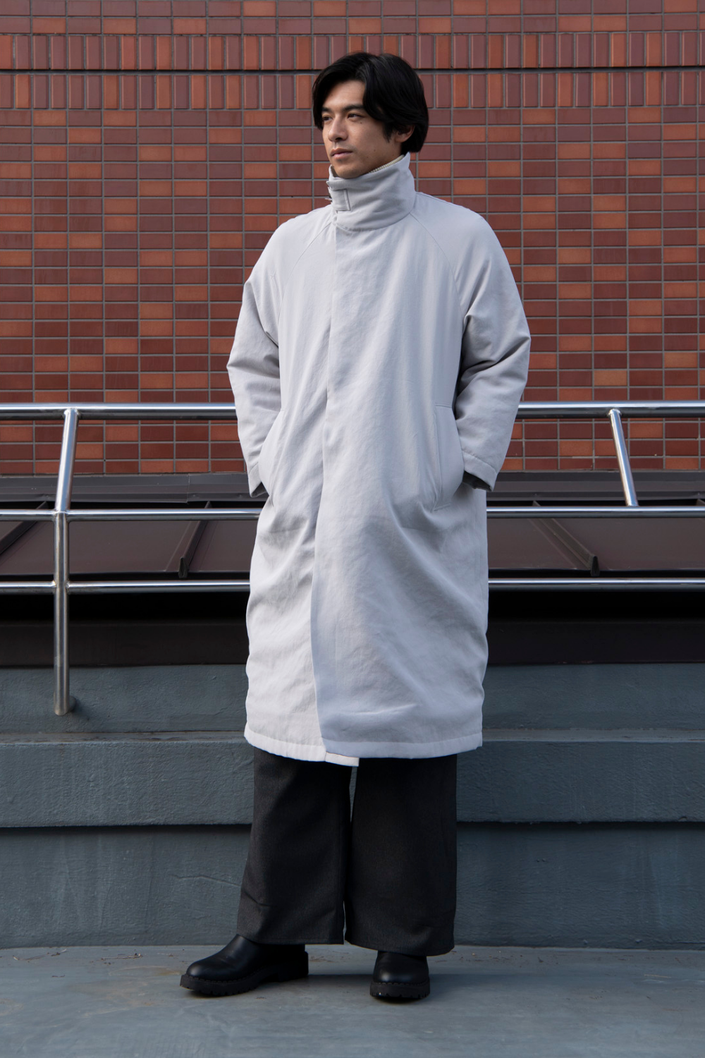 スタンドカラーコート-Unisex【25AW Collection 新色登場】