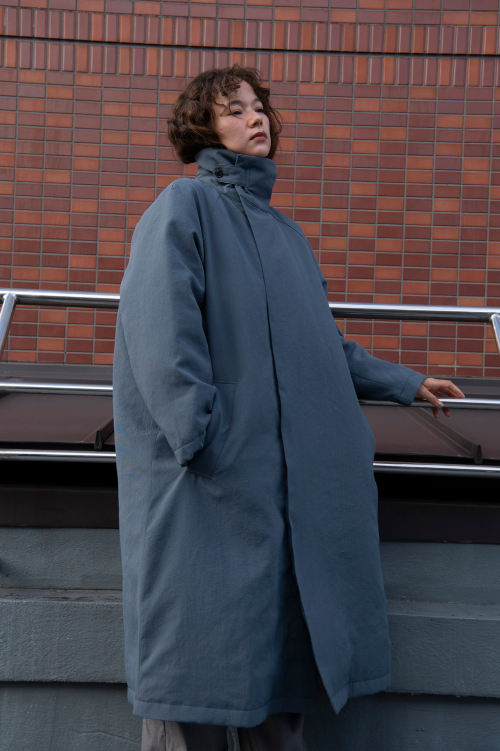 スタンドカラーコート-Unisex【新色追加】