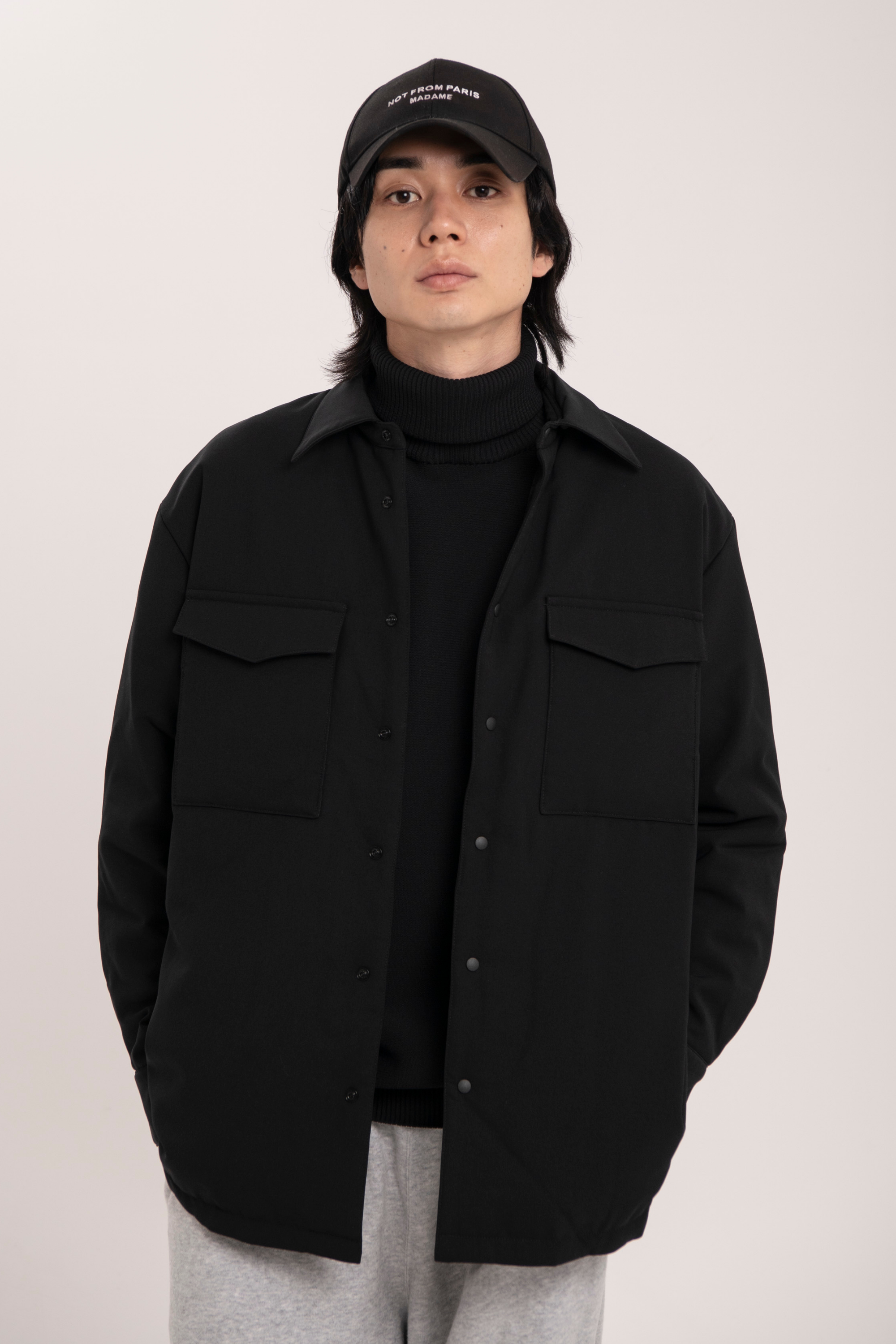 Collarless Trench-Women