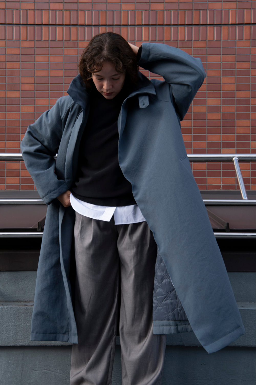 スタンドカラーコート-Unisex【25AW Collection 新色登場】
