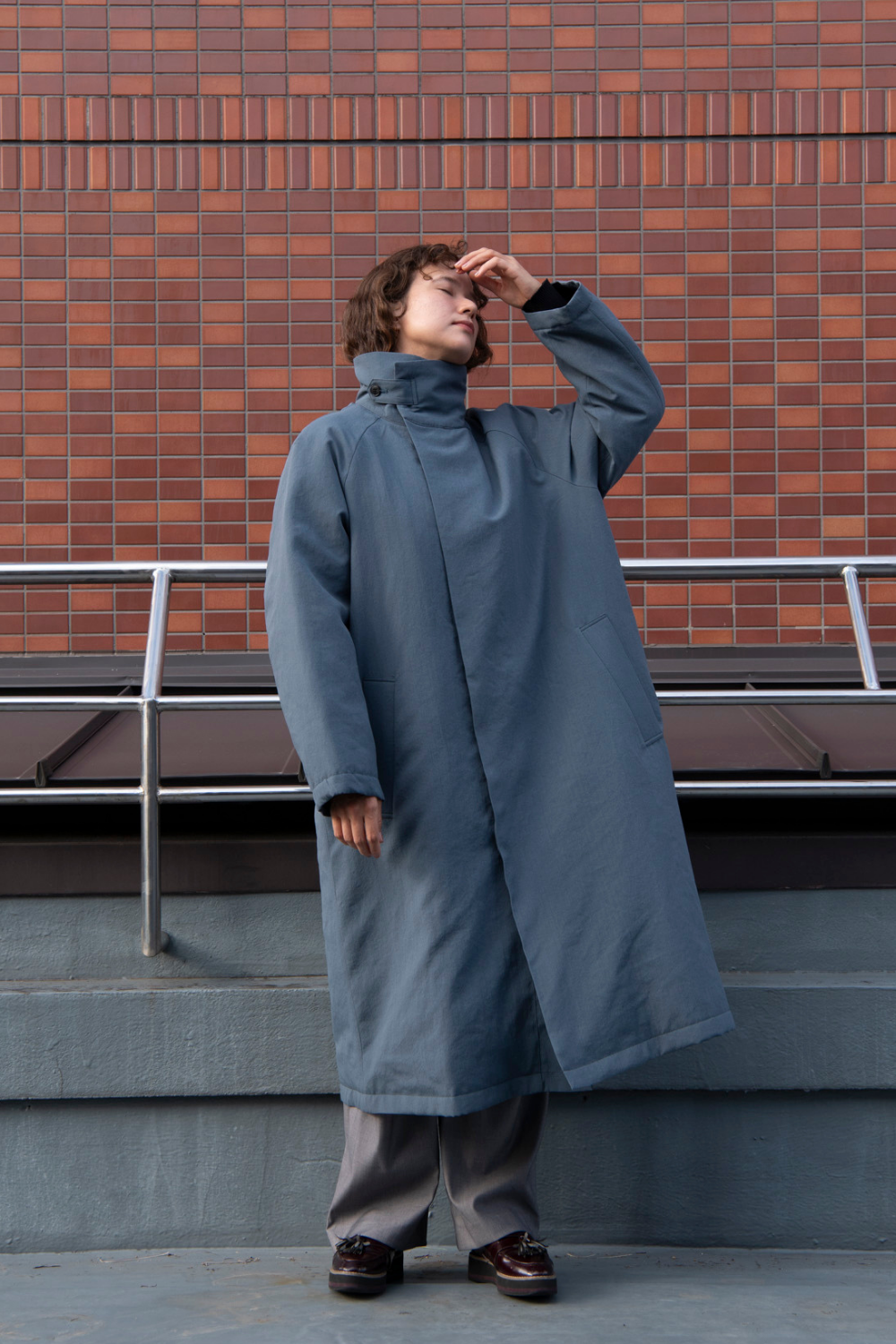 スタンドカラーコート-Unisex【25AW Collection 新色登場】